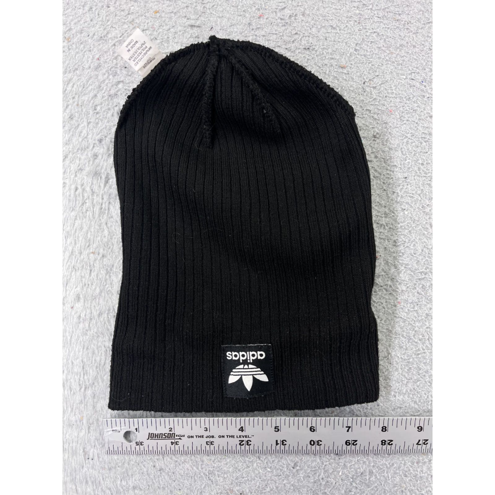 Adidas adidas Beanie Womens One Size Black Knit Logo Polyester Snow Ski Hat Womens One Size Black Beanie Adidas Logo Knit Polyester Snow Ski Size ONE SIZE - 4 Thumbnail