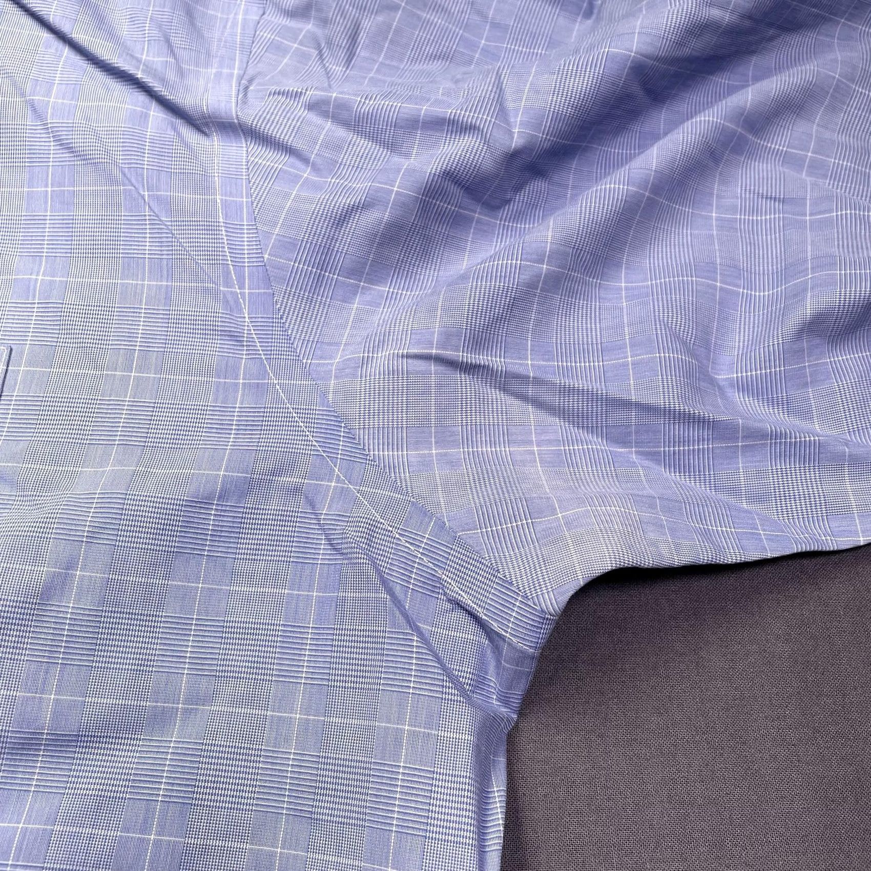 Brooks Brothers Brooks Brothers Shirt Mens XL 17.5 36/37 Blue Check Regent Non Iron Long Sleeve Size US XL / EU 56 / 4 - 4 Thumbnail