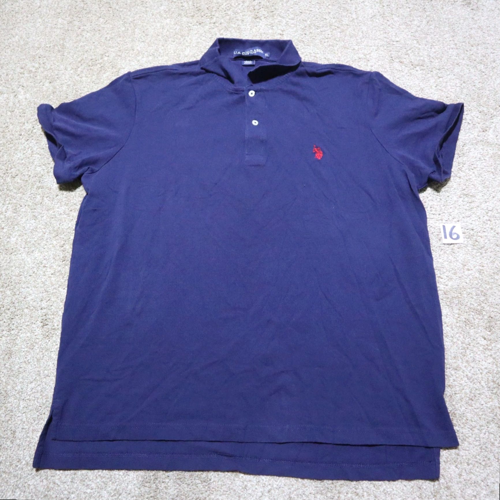 Vintage VINTAGE US Polo Assn Classic Blue Polo Shirt Short Sleeve Adult Men's XL Size US XL / EU 56 / 4 - 2 Thumbnail