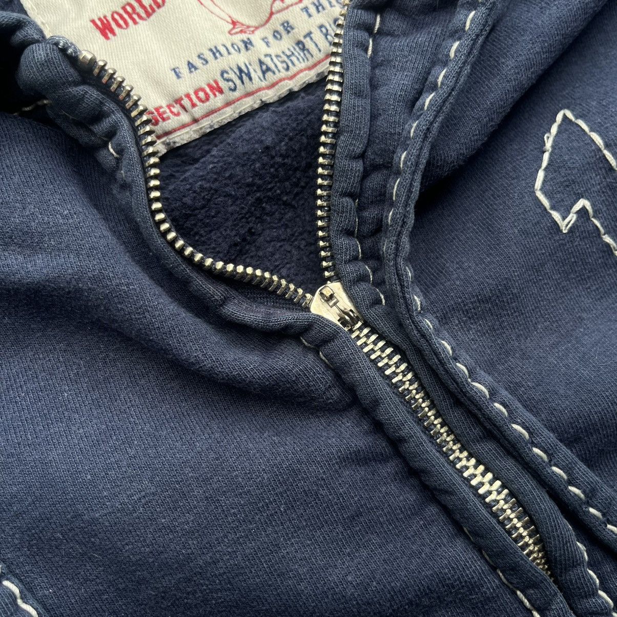 True Religion True Religion blue Zip Hoodie vintage drip USA chief keef Size US XL / EU 56 / 4 - 6 Thumbnail