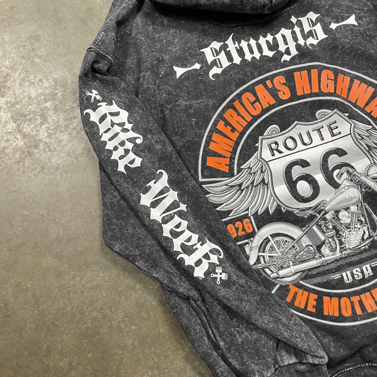 Harley Davidson × Vintage Vintage Faded Harley Davidson Sturgis Hoodie Grunge Biker Size US S / EU 44-46 / 1 - 2 Thumbnail