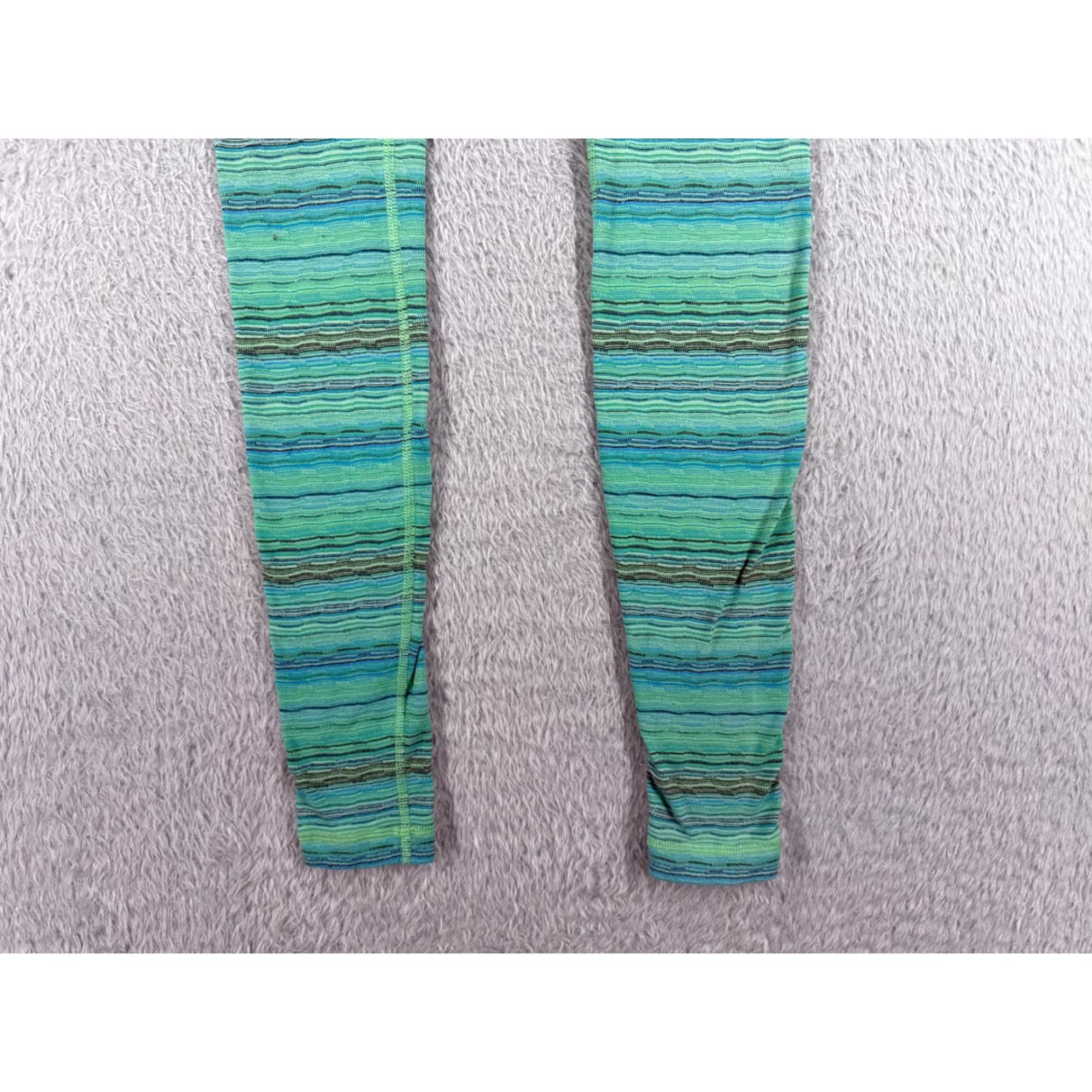 Lululemon Lululemon Pants Womens 4 Green Stripe Wunder Under Pant Hi-Rise Yoga Gym W5LA9S Size 27" / US 4 / IT 40 - 2 Thumbnail