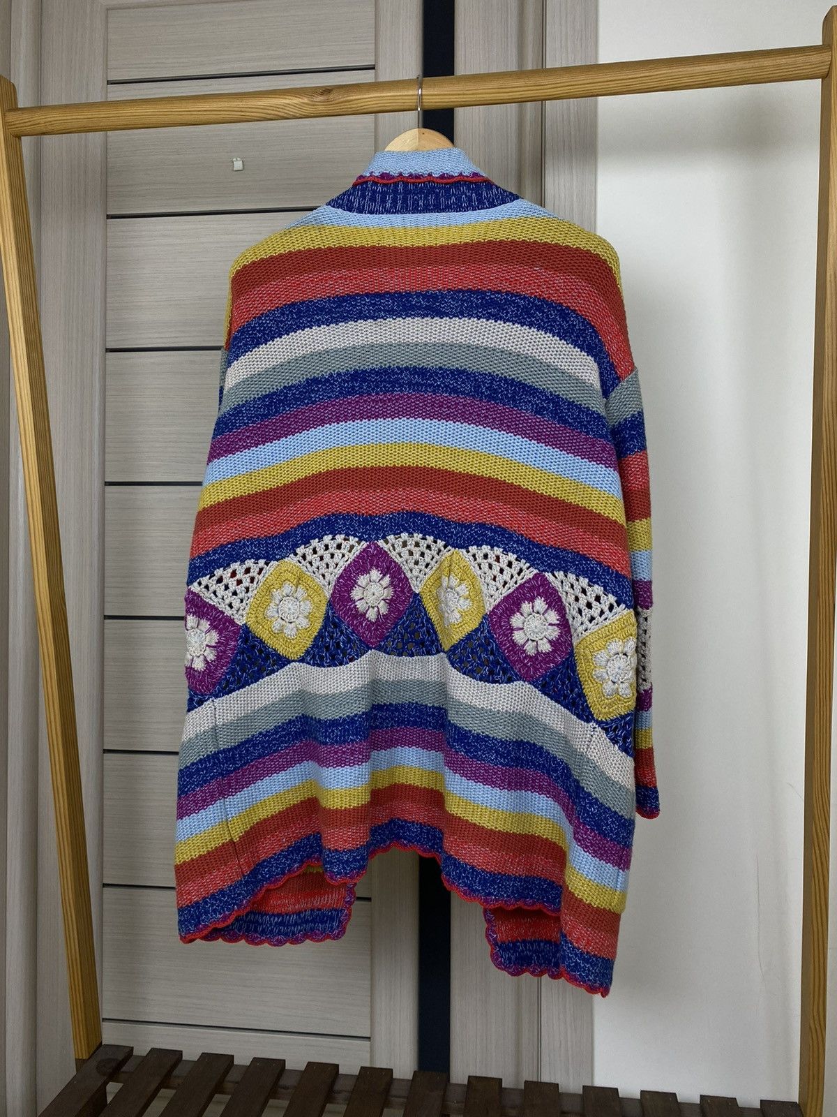 Other Amano Jude Multicoloured flowers Chunky Cardigan sweater Size M / US 6-8 / IT 42-44 - 7 Thumbnail
