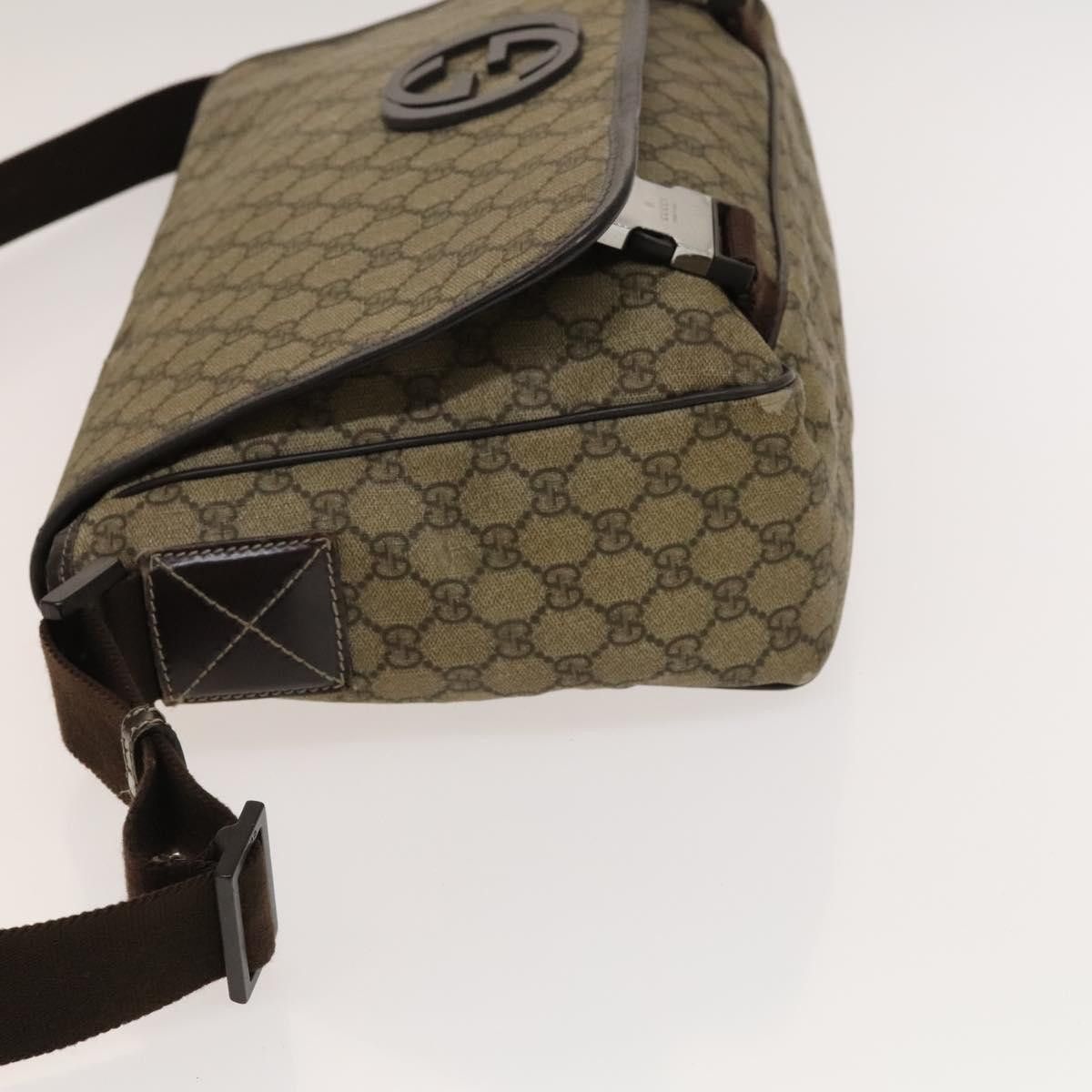 Gucci GUCCI GG Supreme Shoulder Bag Pvc Beige Silver Size ONE SIZE - 5 Thumbnail