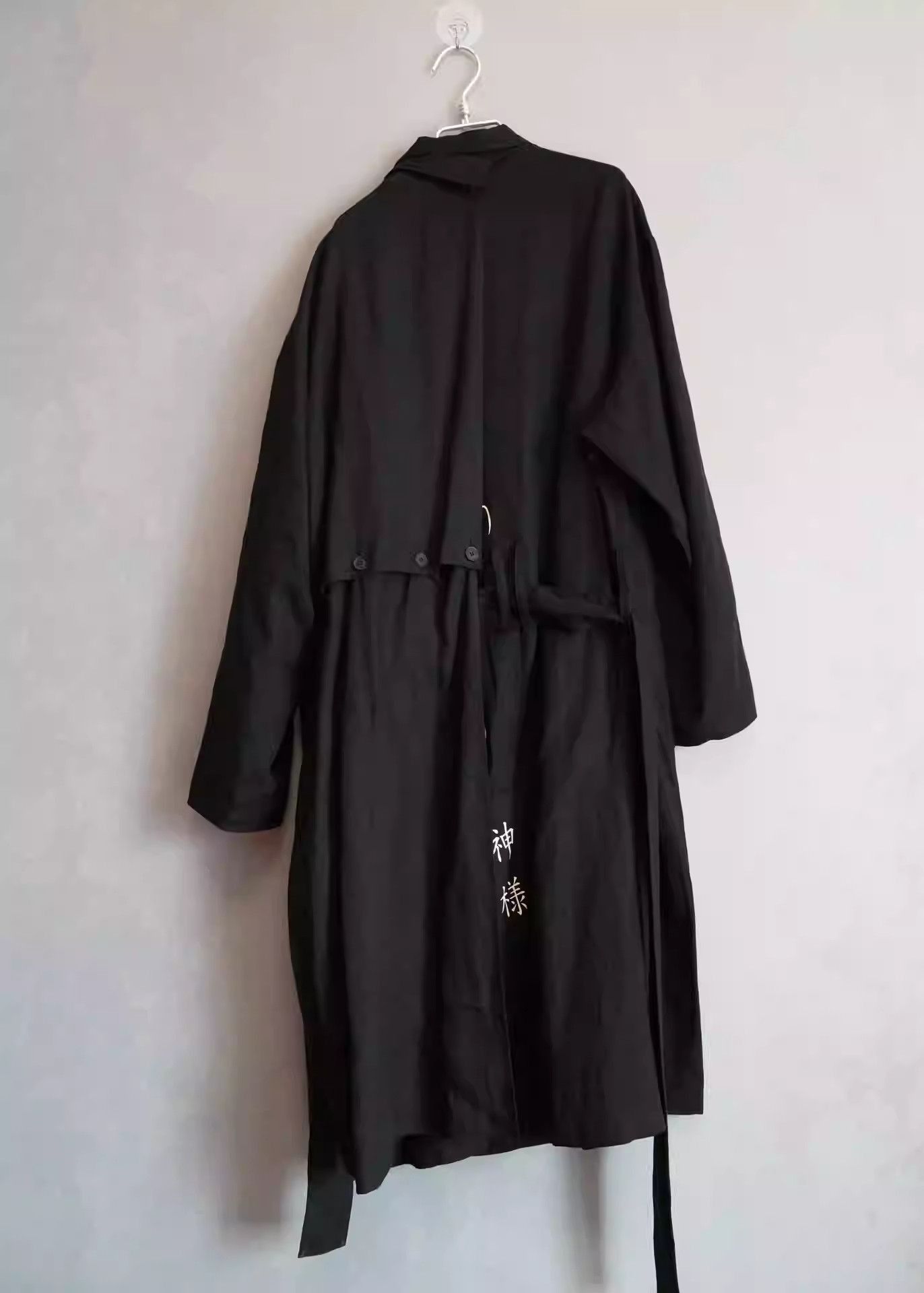 Yohji Yamamoto Yohji Yamamoto 21SS Text Double Linen Coat-2505 Size US L / EU 52-54 / 3 - 2 Thumbnail