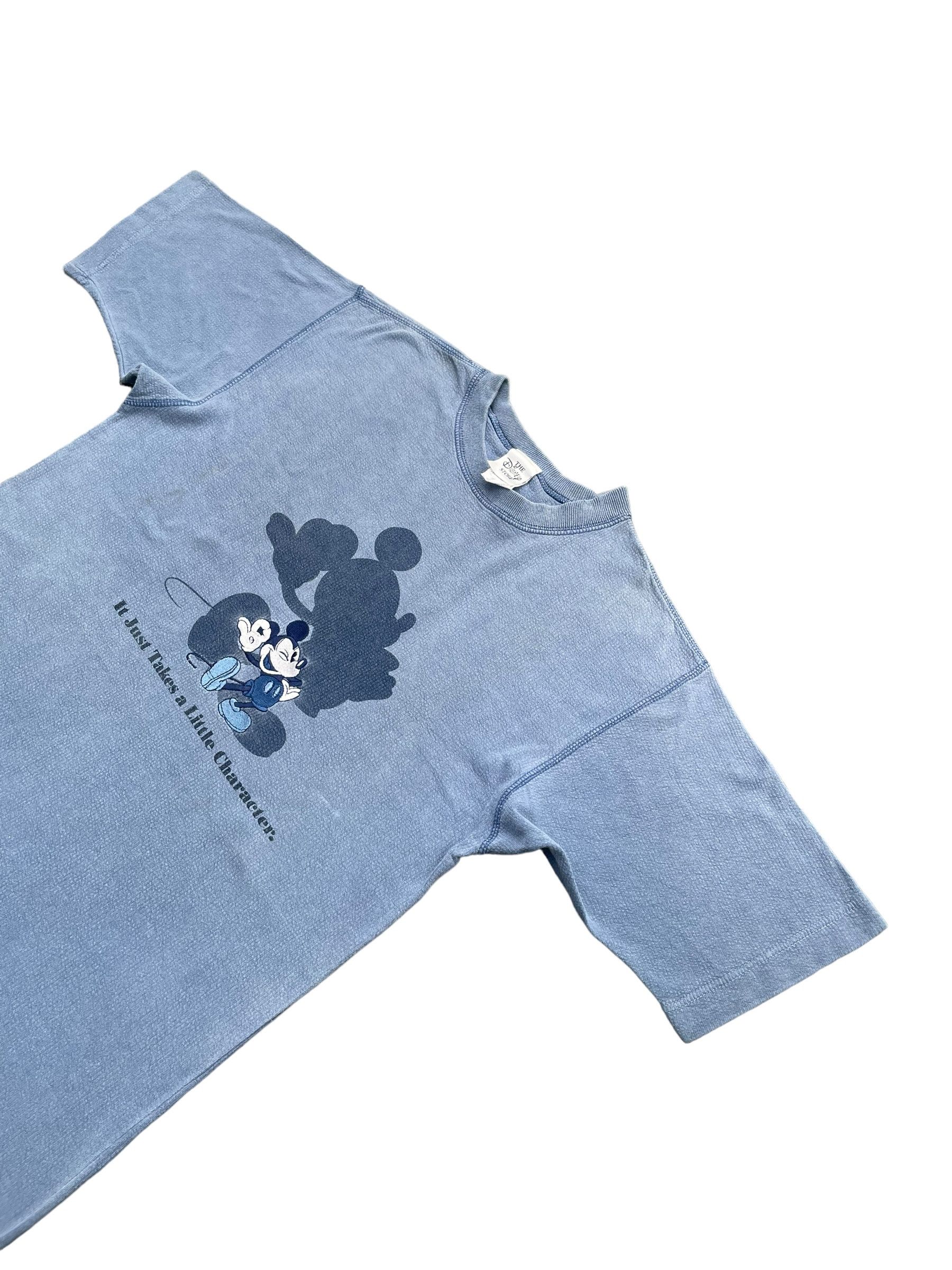 Disney Vintage Disney Mickey Mouse Faded Wash Tshirt Size US M / EU 48-50 / 2 - 2 Thumbnail