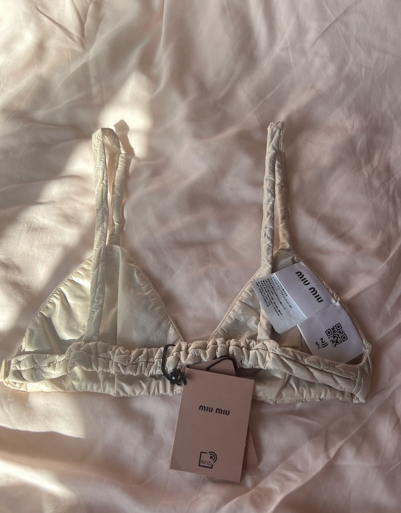 Miu Miu 🔥 Miu Miu iconic patterned runway padded Bra Size ONE SIZE - 5 Thumbnail