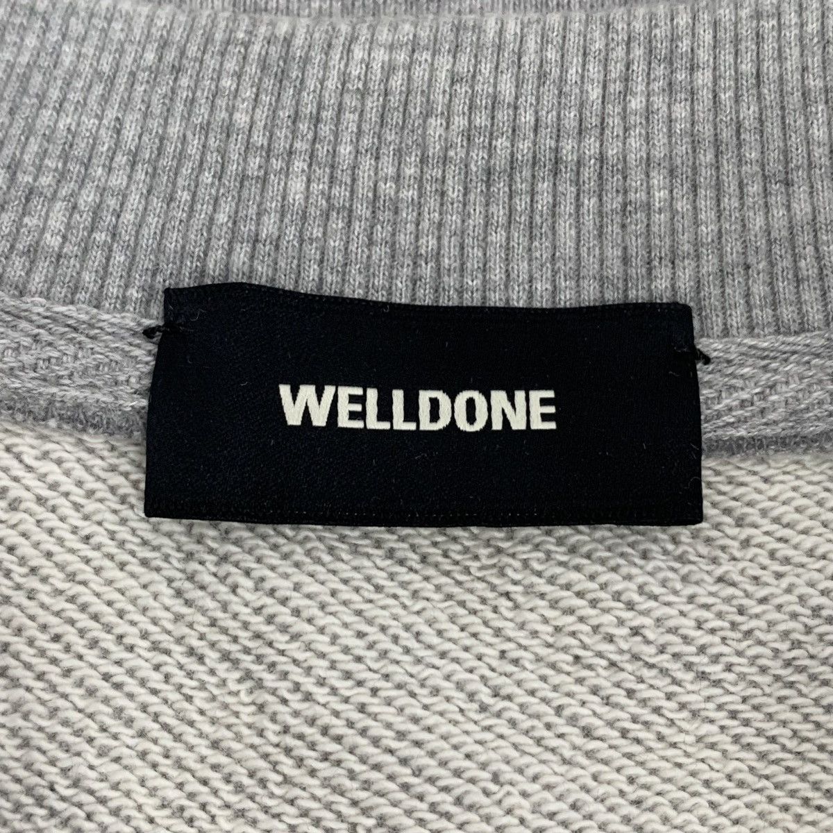 WE11DONE We11done Logo Letter Printed Long Sleeve Sweatshirt K26WX Size US L / EU 52-54 / 3 - 5 Thumbnail