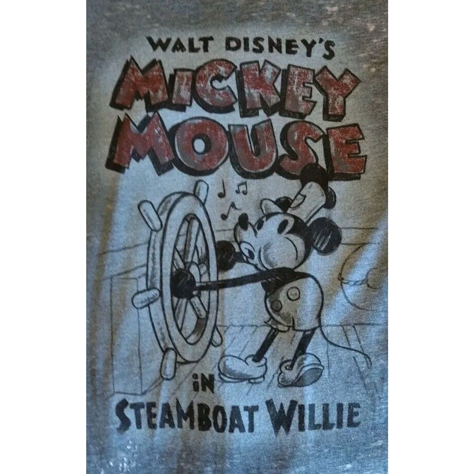 Disney Mickey Mouse Steamboat Willy Disney Men's Size Large T-Shirt Size US L / EU 52-54 / 3 - 2 Thumbnail