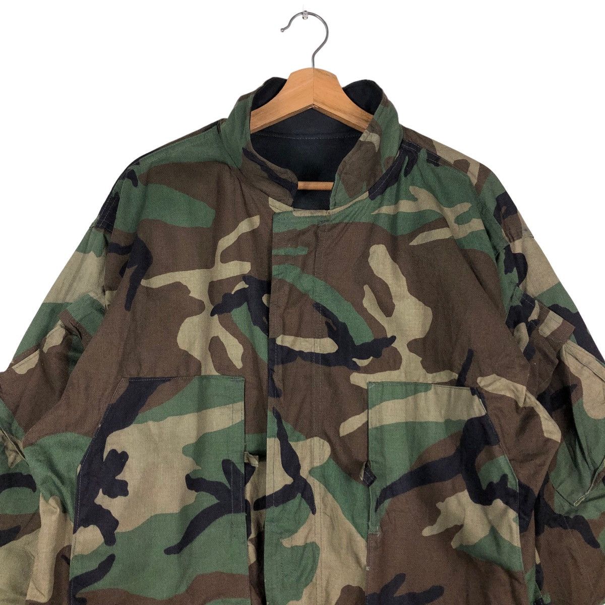Vintage 🔥Vintage Chore Military Chemical Protective Jacket Camo Size US M / EU 48-50 / 2 - 3 Thumbnail