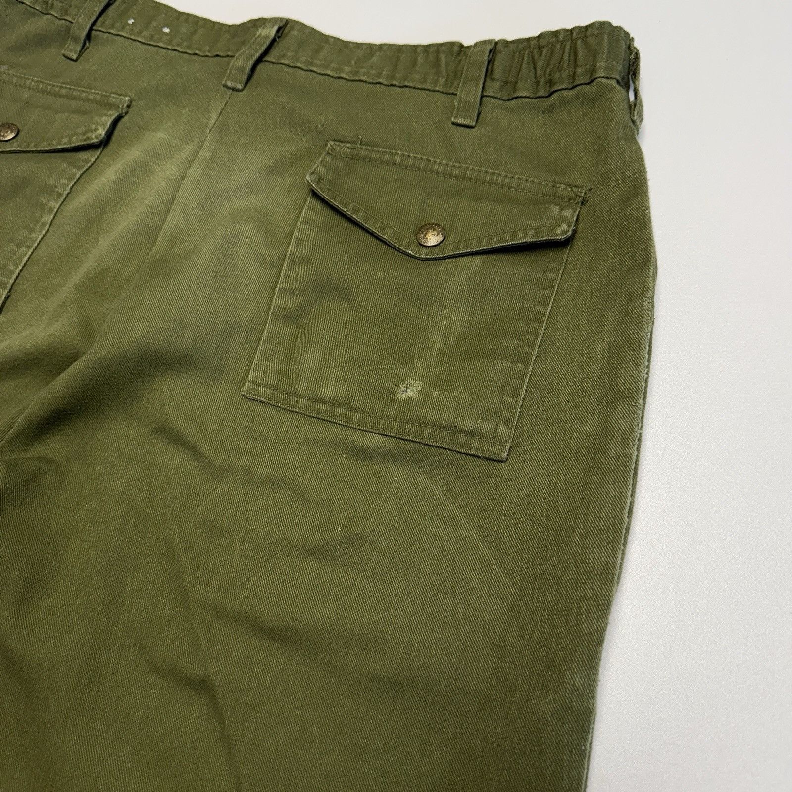 Vintage Vintage Boy Scouts of America Pants Mens 33x33 Green Officia Size US 33 - 9 Thumbnail