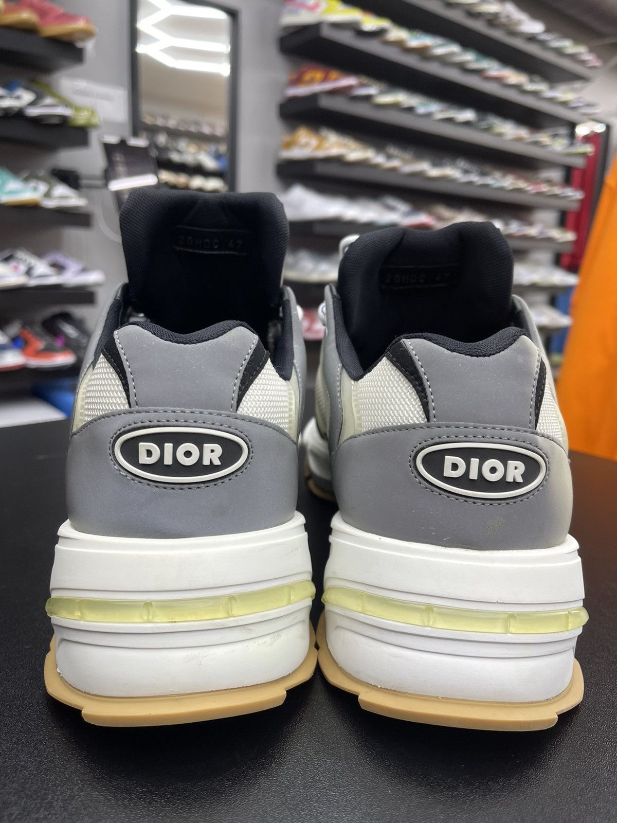 Dior Size 14US/47EU - Dior CD1 Black & Grey Retail 1,100 Size US 14 / EU 47 - 4 Thumbnail