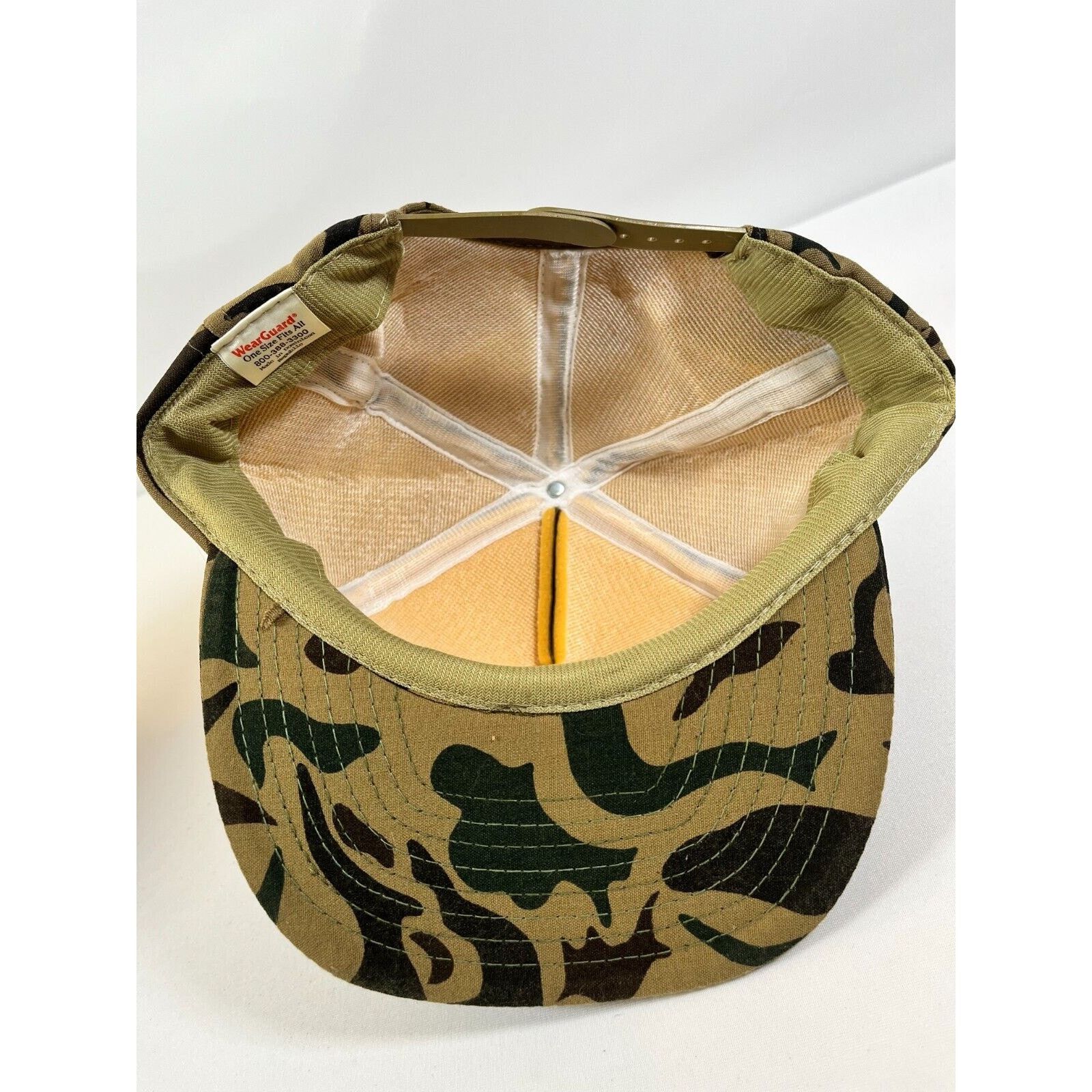 Vintage Vintage Blue Flame Camo Snapback Hat Classic Trucker Cap Size ONE SIZE - 3 Thumbnail