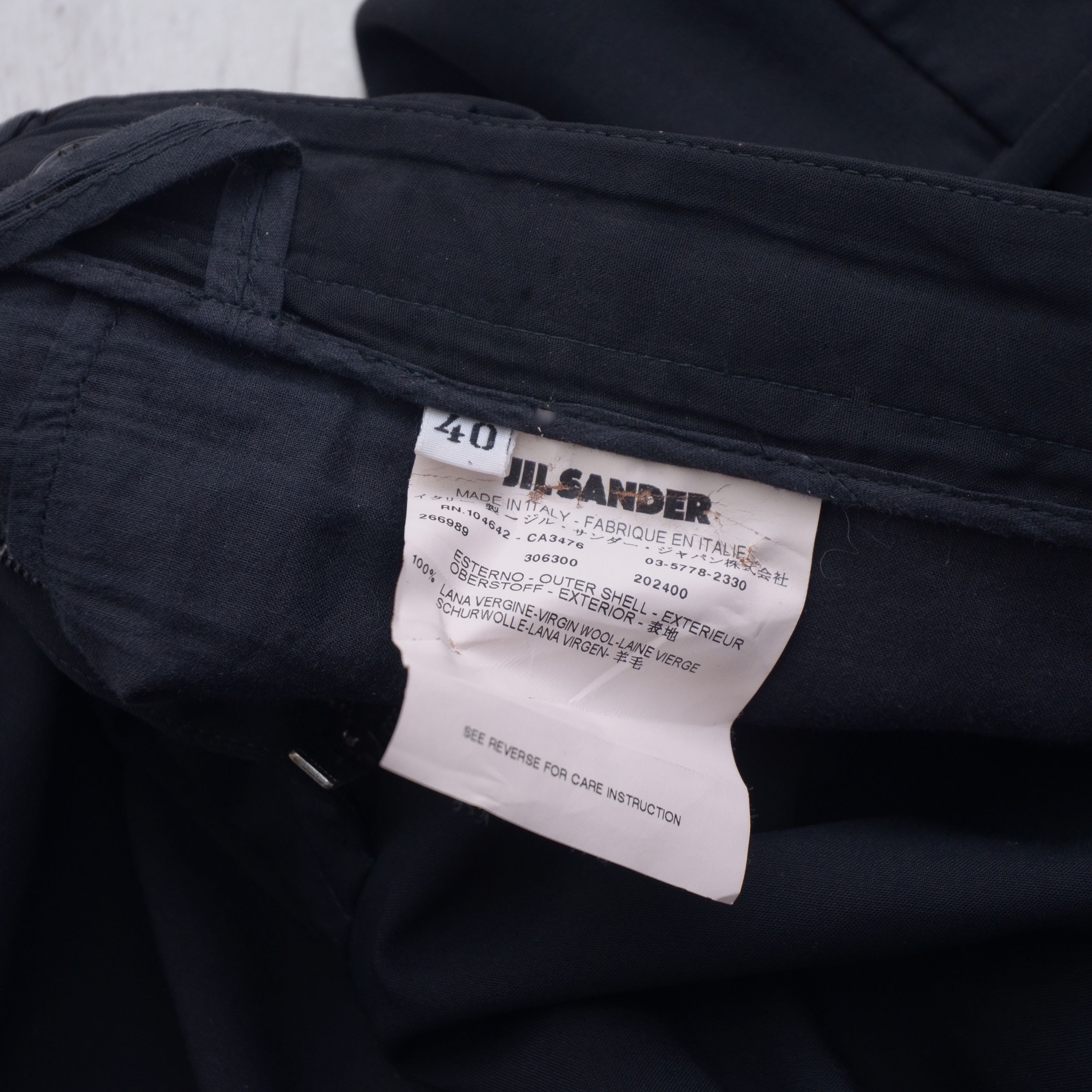 Jil Sander × Vintage Vintahe Jil Sander Black Short Pants Size 40 Wool Italy Size 27" / US 4 / IT 40 - 10 Thumbnail