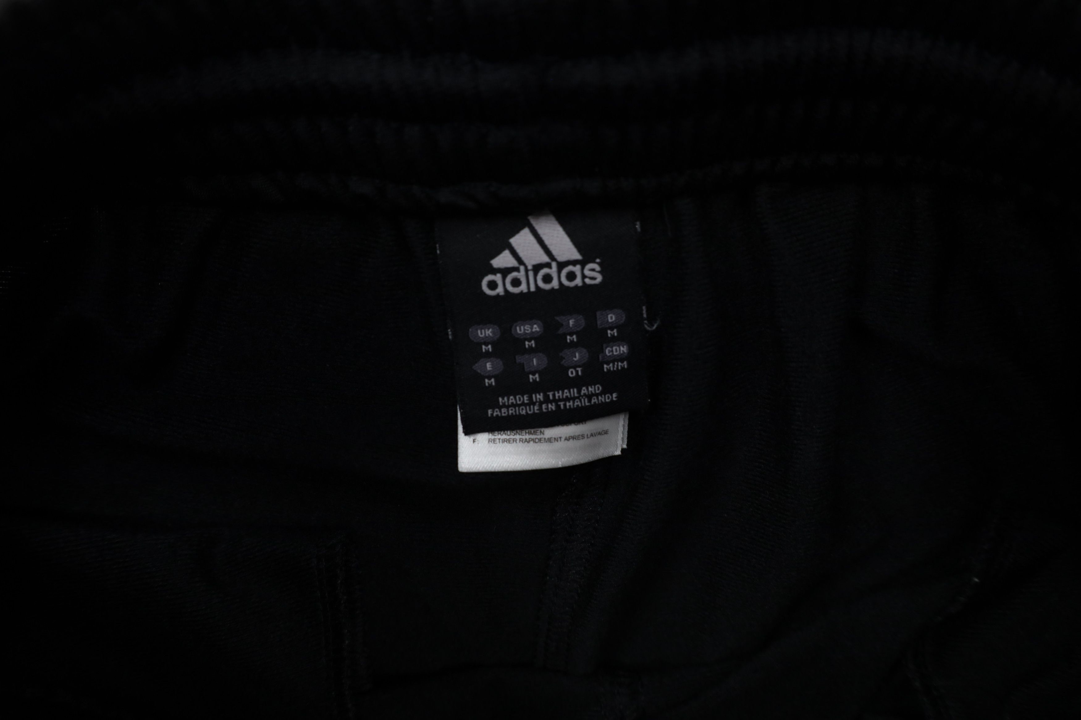 Adidas × Vintage Vintage Adidas Spell Striped Wide Leg Sweatpants Pants Black Size US 34 / EU 50 - 7 Thumbnail