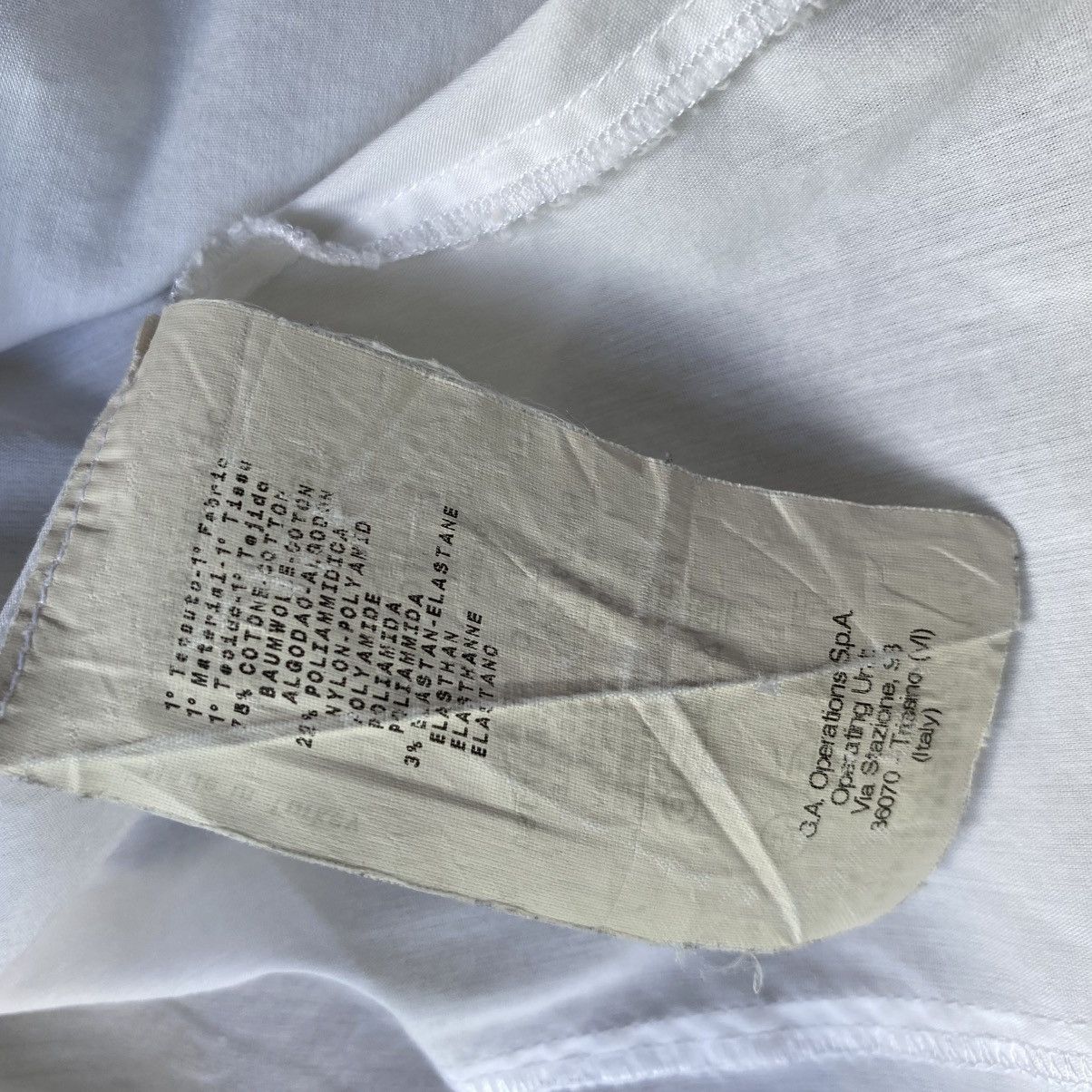 Emporio Armani EMPORIO ARMANI White Ruffle Cuff Fitted Shirt Size M / US 6-8 / IT 42-44 - 19 Thumbnail