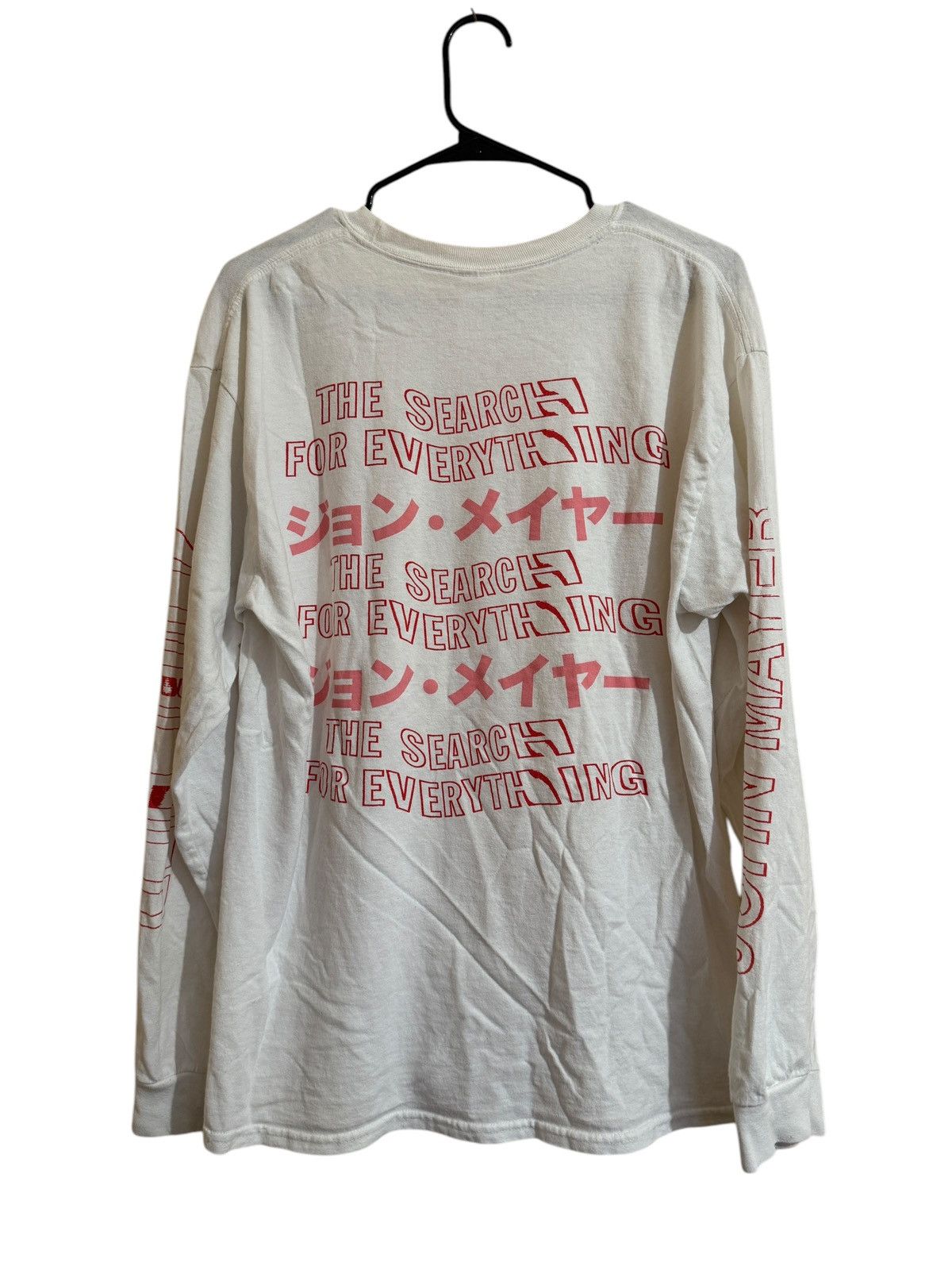 Band Tees × John Mayer 2017 John Mayer Search For Everything Long sleeve Size US L / EU 52-54 / 3 - 4 Thumbnail