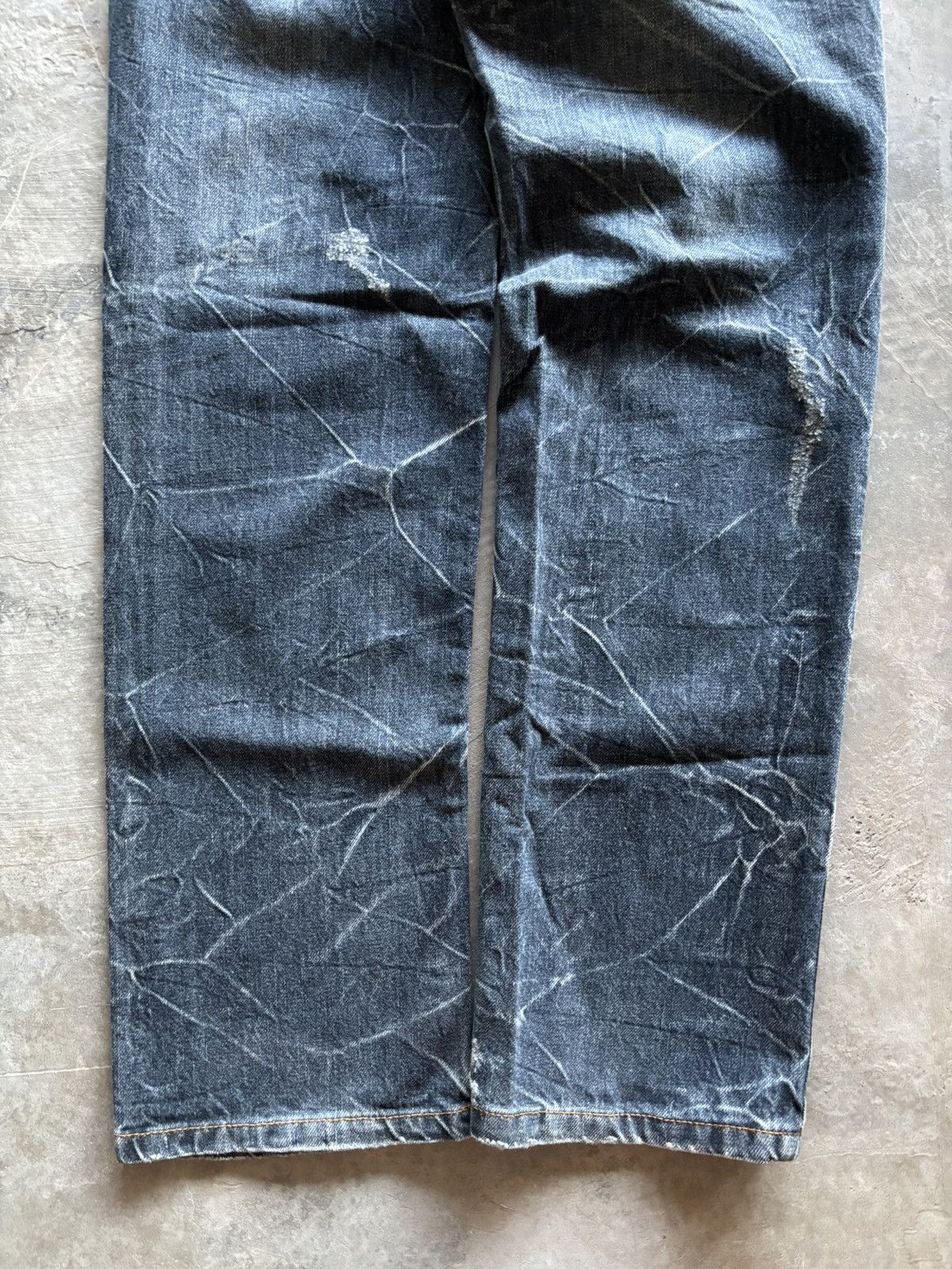 Hysteric Glamour NYLAUS doublewaist ppfm style japanese denim distressed fade Size US 28 / EU 44 - 17 Thumbnail
