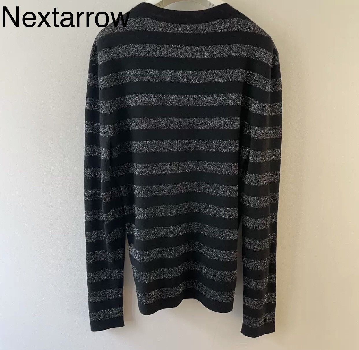 Saint Laurent Paris × Yves Saint Laurent Saint Laurent Black Silver Long Sleeve2412-Nextarrow Size US L / EU 52-54 / 3 - 2 Thumbnail