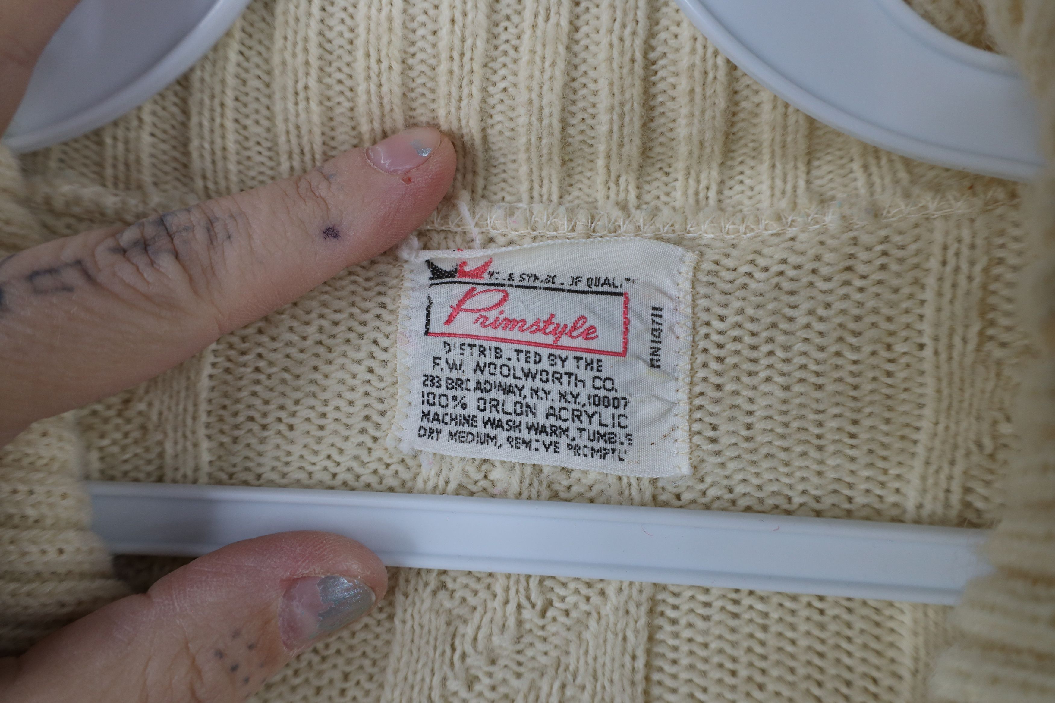 Vintage Vintage 50s 60s Streetwear Knit Zip Cardigan Sweater USA Size S / US 4 / IT 40 - 6 Thumbnail