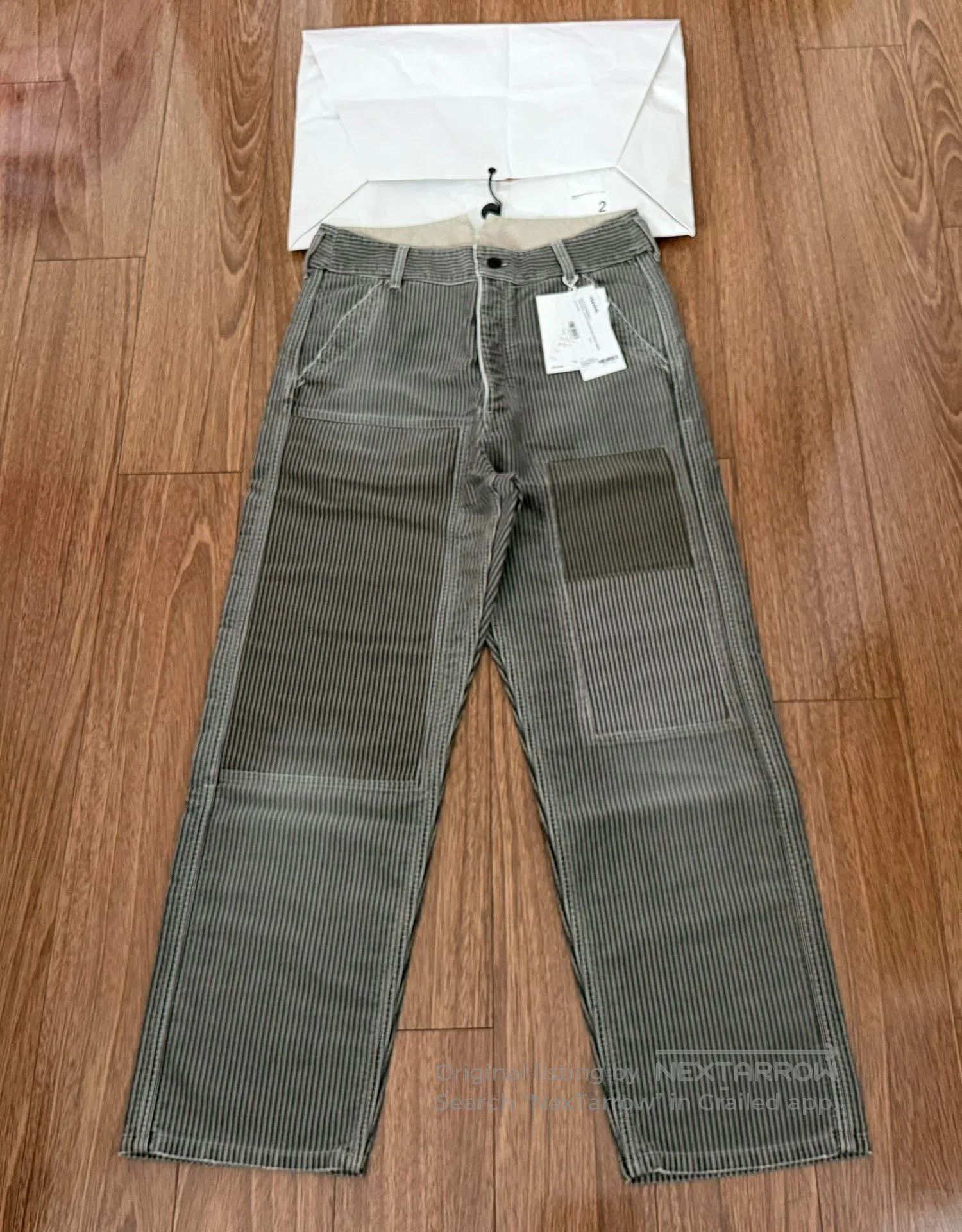パンツ visvim pastoral pants stripes moleskin visvim Pastoral Pant Stripe Moleskin DMGD Blue – LESS 17