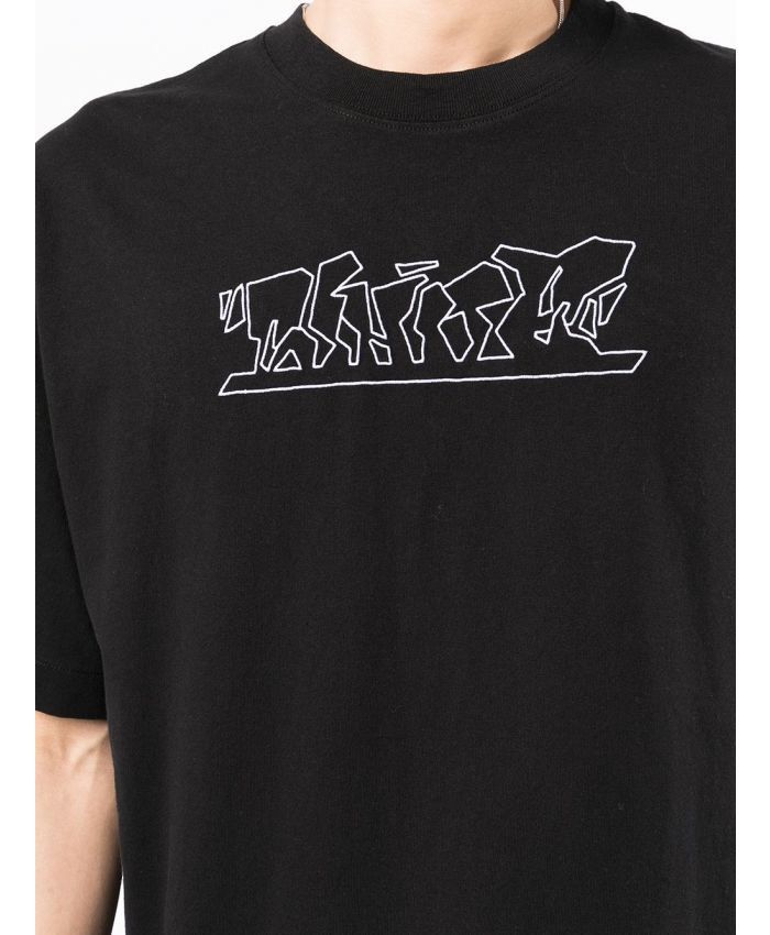 Off-White o1gr1nt1124 Fig Of Speech Over Skate S/S T-Shirt in Black Size US XS / EU 42 / 0 - 6 Thumbnail