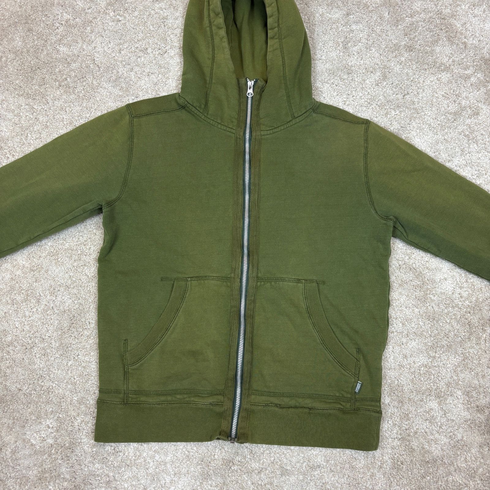 Stussy × Vintage Vintage Stussy Full Zip Hoodie Faded Men's Medium Y2K Size US M / EU 48-50 / 2 - 2 Thumbnail