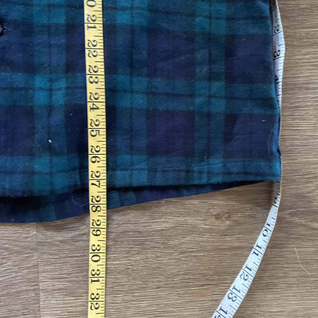 Pendleton × Vintage Green Black Plaid Pendleton Wood Shirt Size US L / EU 52-54 / 3 - 4 Thumbnail