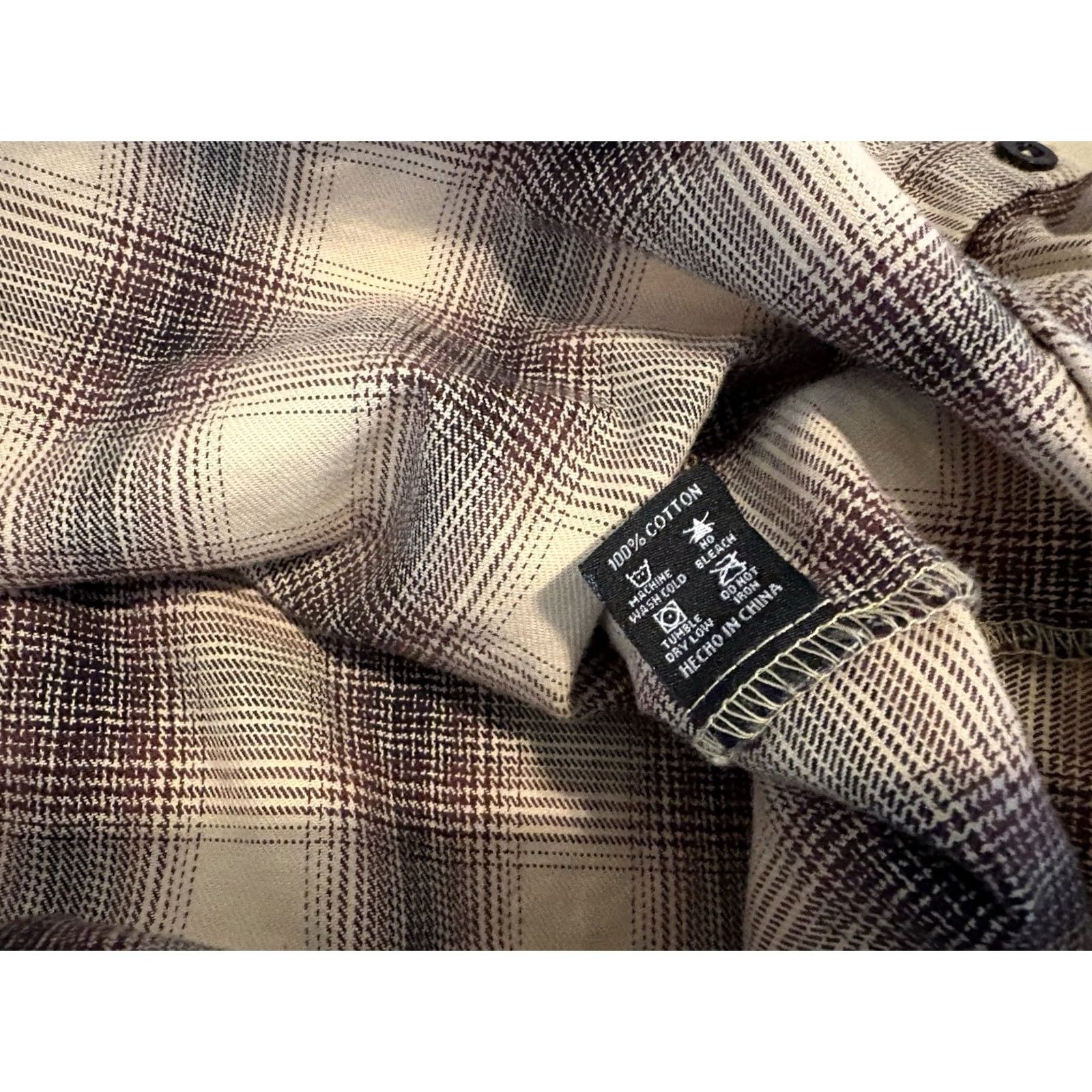 Vintage Dixxon Long Sleeve Button-Up Shirt Journeyman FR Flannel Brown Plaid Mens XL Size US XL / EU 56 / 4 - 4 Thumbnail