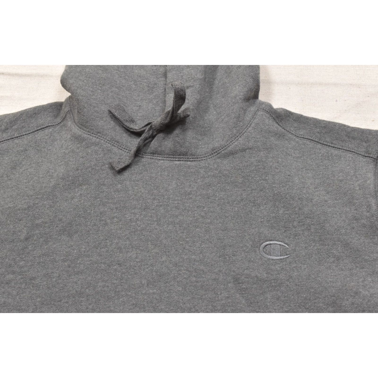 Champion Champion Mens XL Dark Gray Heather Fleece Pullover Hoodie Sweatshirt Authentic Sweatshirt Size US XL / EU 56 / 4 - 3 Thumbnail