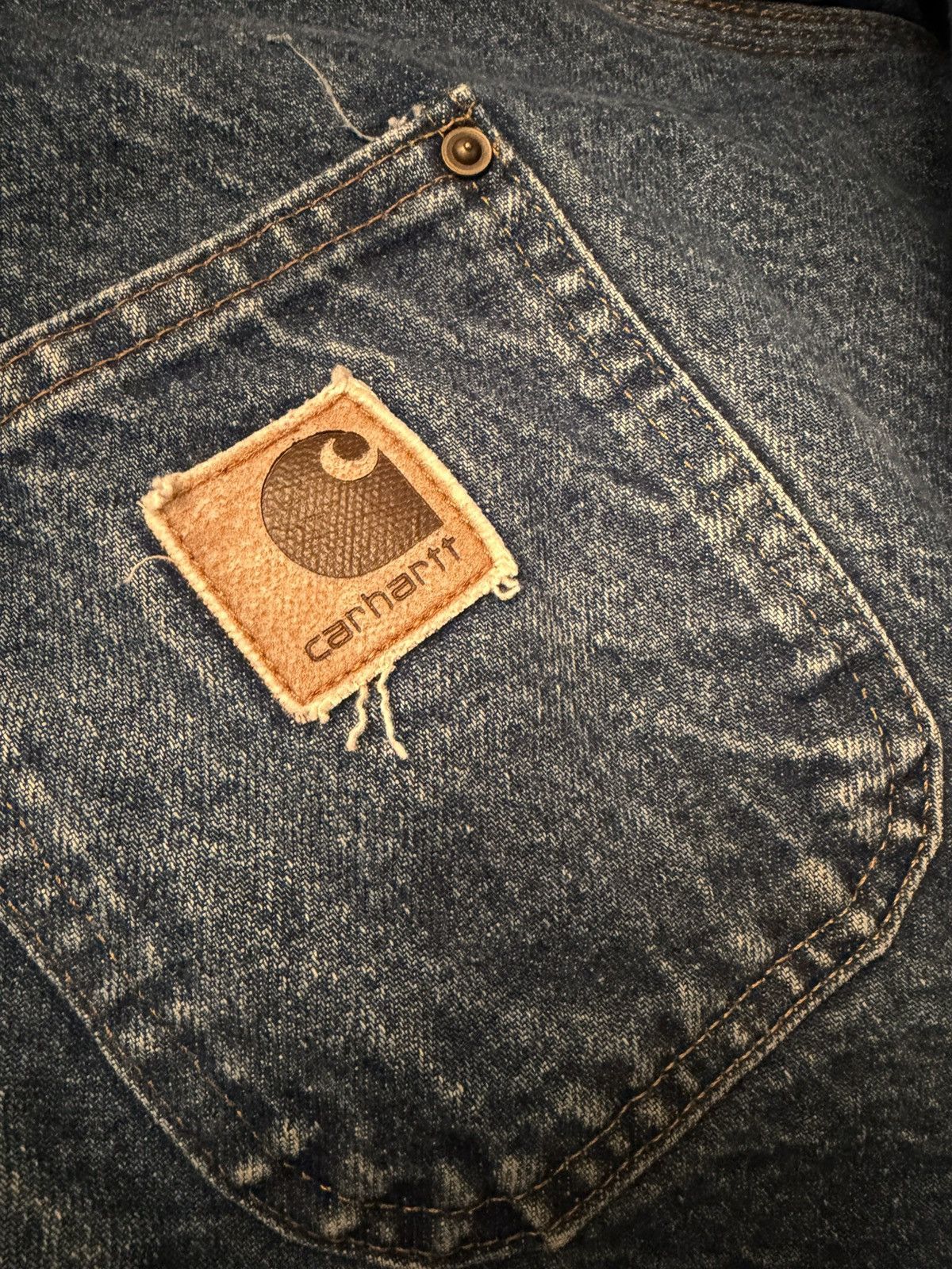 Carhartt Vintage Carhartt C59 DST Denim Jacket Size Large USA Made Size US L / EU 52-54 / 3 - 2 Thumbnail