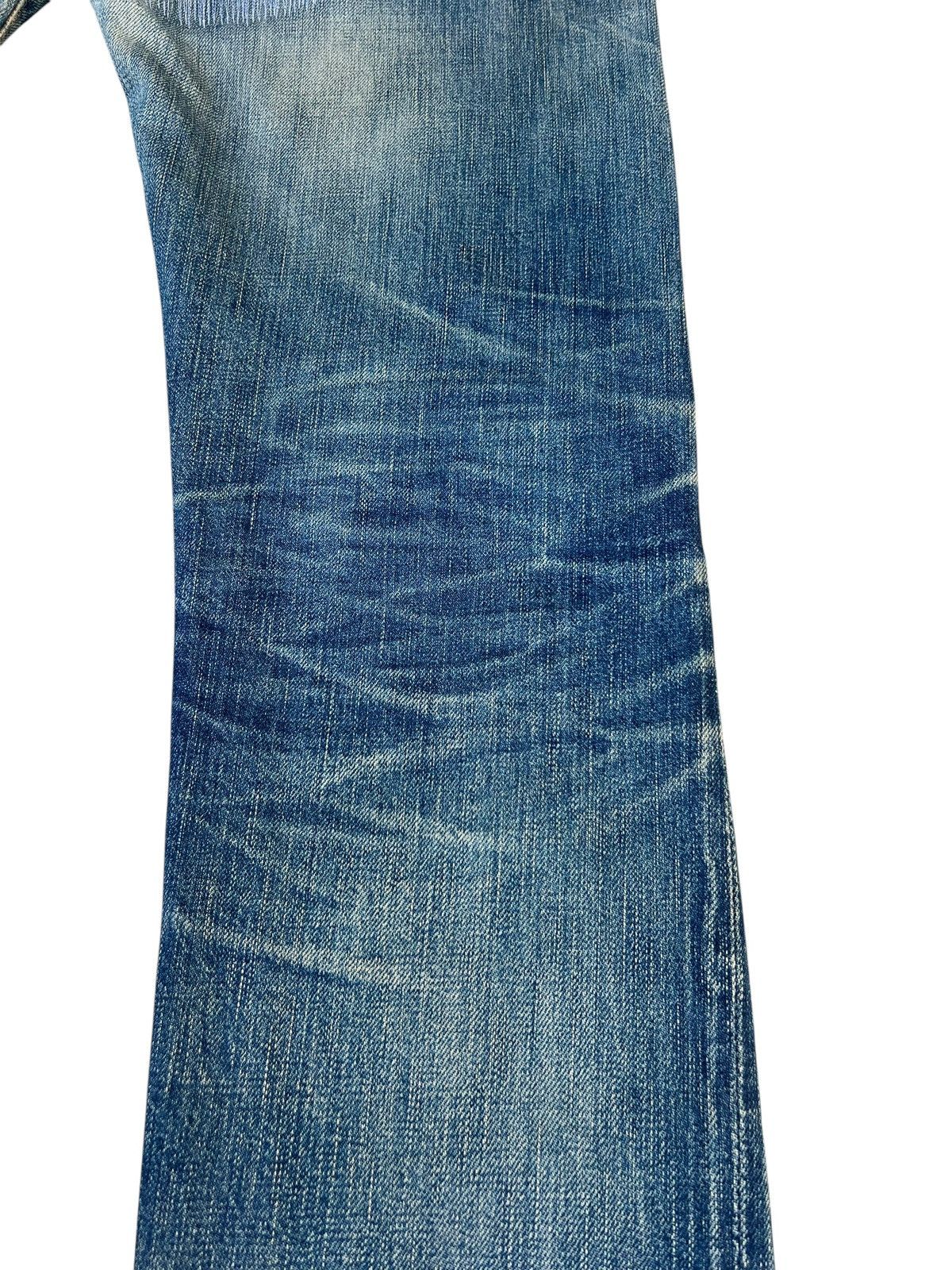Full Count & Co. Vintage Full Count Trashed Dirty Mud Denim Selvedge Jeans Size US 29 - 21 Thumbnail