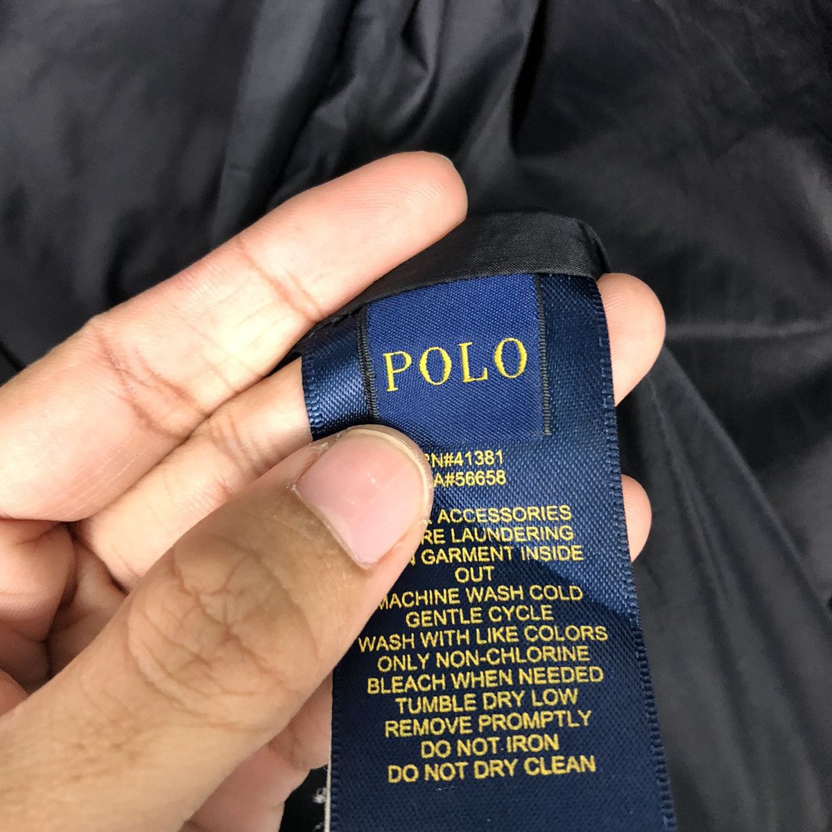 Polo Ralph Lauren 📌Rich Black Vintage Biker Jacket Zipper Polo Ralph Lauren Size US S / EU 44-46 / 1 - 23 Thumbnail