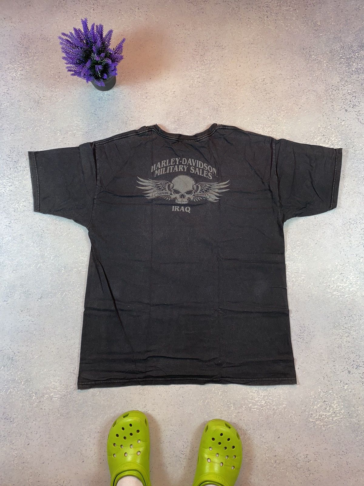 Harley Davidson × Vintage Vintage Harley Davidson Men’s Black T-shirt With Logo 2009 Size US XL / EU 56 / 4 - 8 Thumbnail
