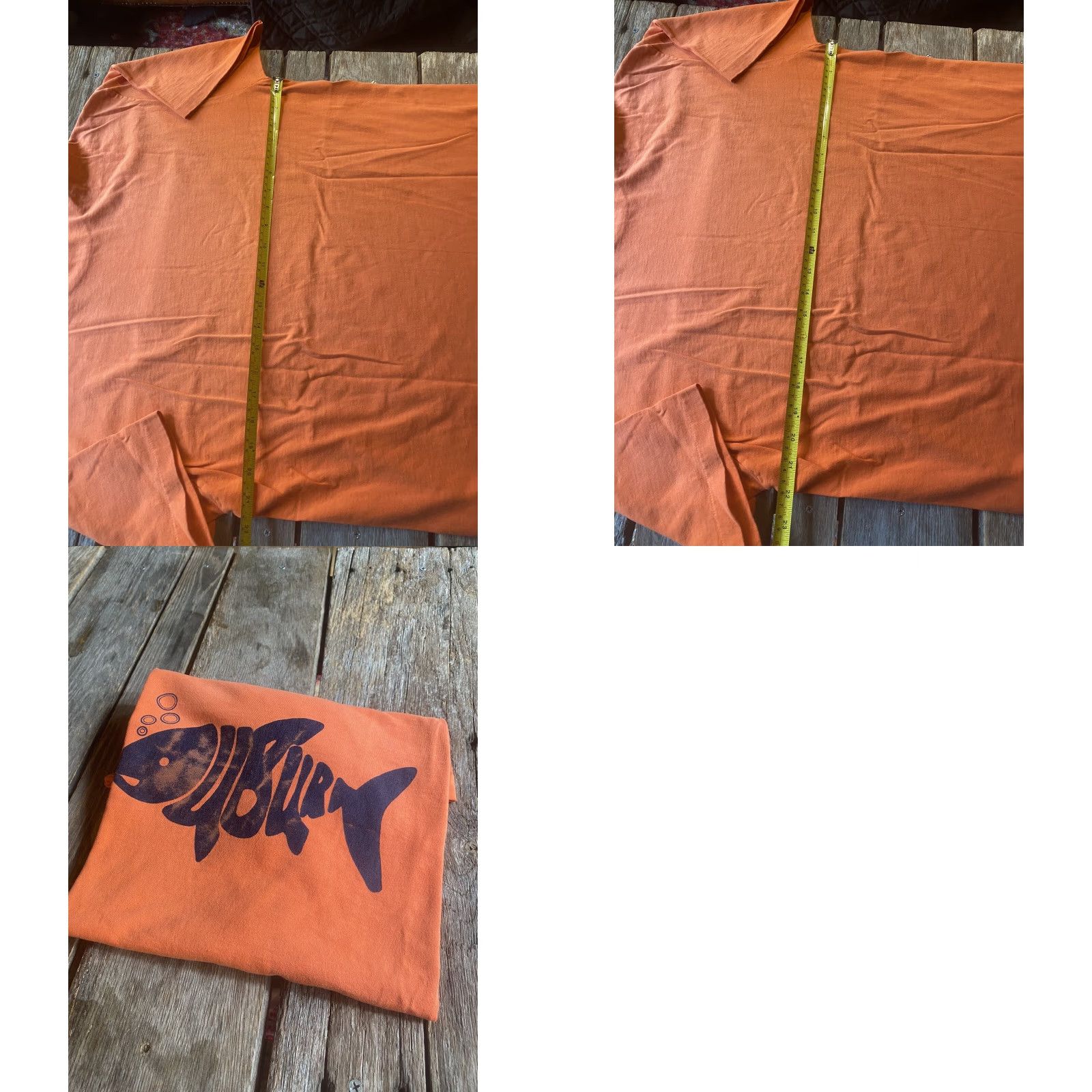 Vintage VINTAGE UBUR Short Sleeve Shirt Music Band Concert Fish Single Stitch XL Orange Cotton Crew Neck Men’s T-Shirt Size US XL / EU 56 / 4 - 8 Thumbnail