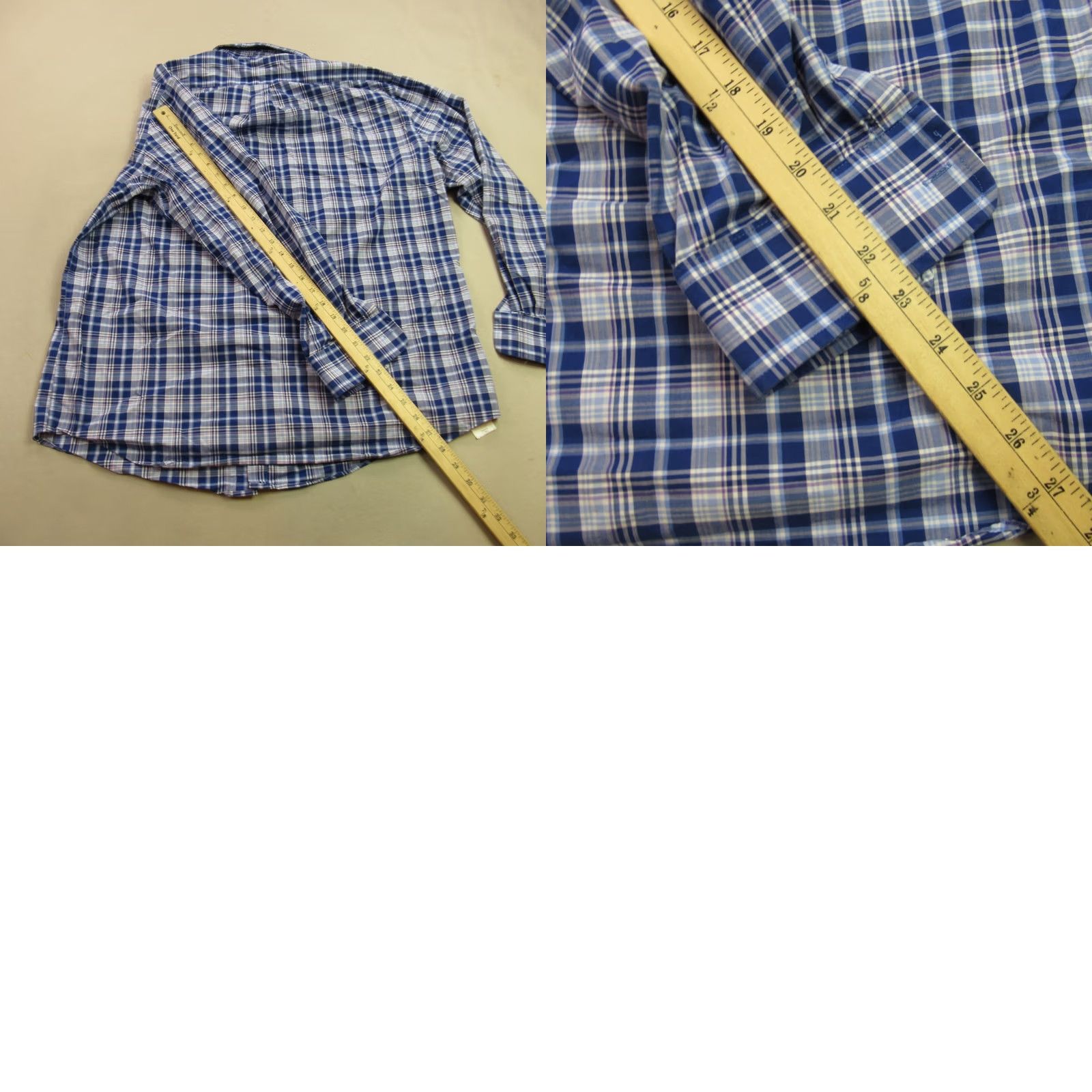 Polo Ralph Lauren Ralph Lauren Shirt Mens XL Long Sleeve Casual Button Front Plaid Blake Blue Size US XL / EU 56 / 4 - 9 Thumbnail