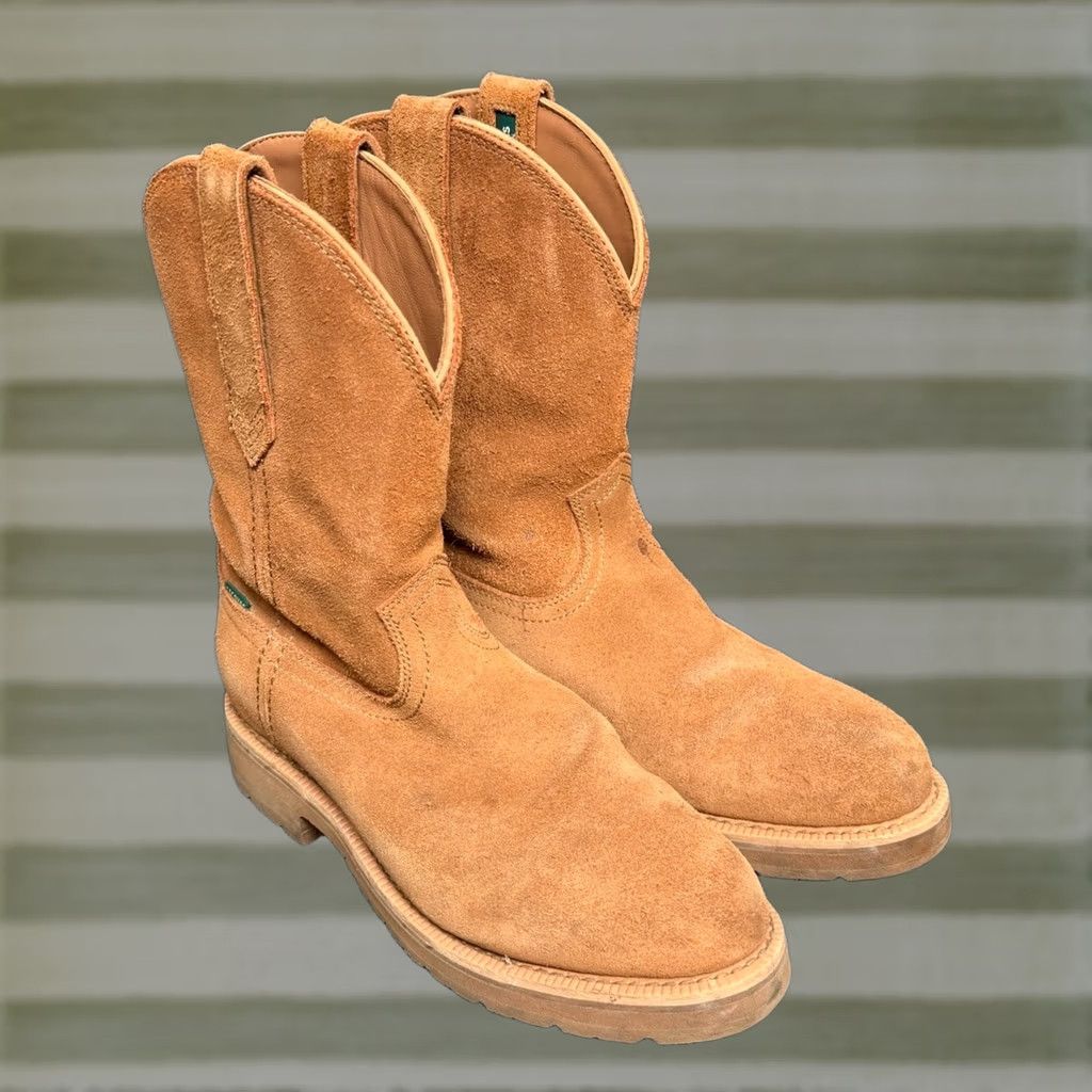 Tecovas Tecovas Mens Boot Size 8D Rugged Roper Cashew Roughout Cashew Size US 8 / EU 41 - 1 Thumbnail
