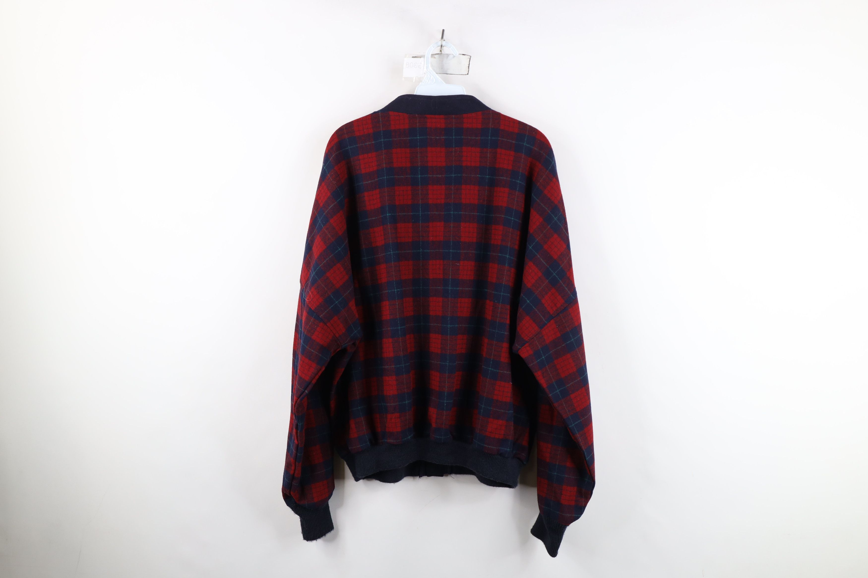 Pendleton Vintage 70s Pendleton Virgin Wool Cardigan Sweater Plaid USA Size US XL / EU 56 / 4 - 9 Thumbnail