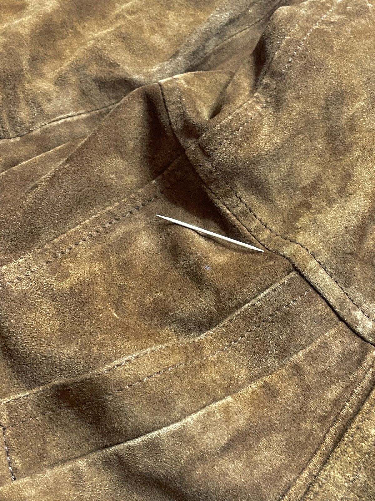 Genuine Leather Vintage 90s Real Genuine Leather Coat Cozy Thick Sweden Rare Size US XL / EU 56 / 4 - 8 Thumbnail