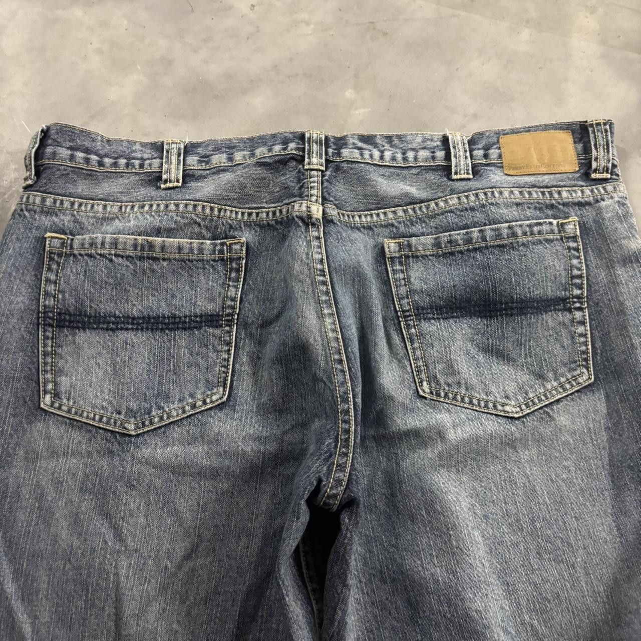 Perry Ellis Crazy Vintage Y2K/2000s Grunge Perry Ellis Dark Wash Denim Jeans! 40x29 Size US 40 / EU 56 - 7 Thumbnail