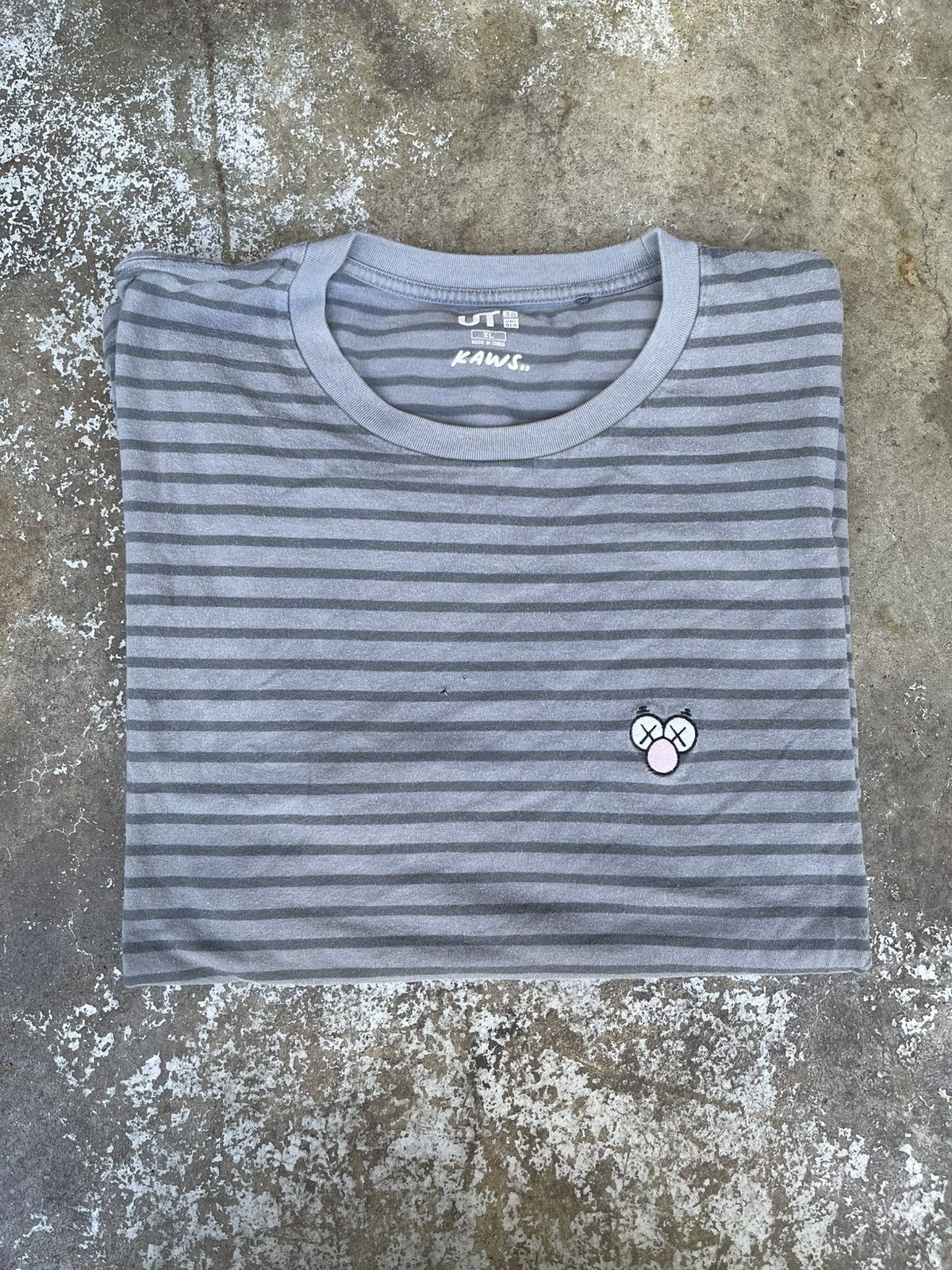 Kaws Kaws Uniqlo Bff Striped Shirt Size US XL / EU 56 / 4 - 1 Thumbnail