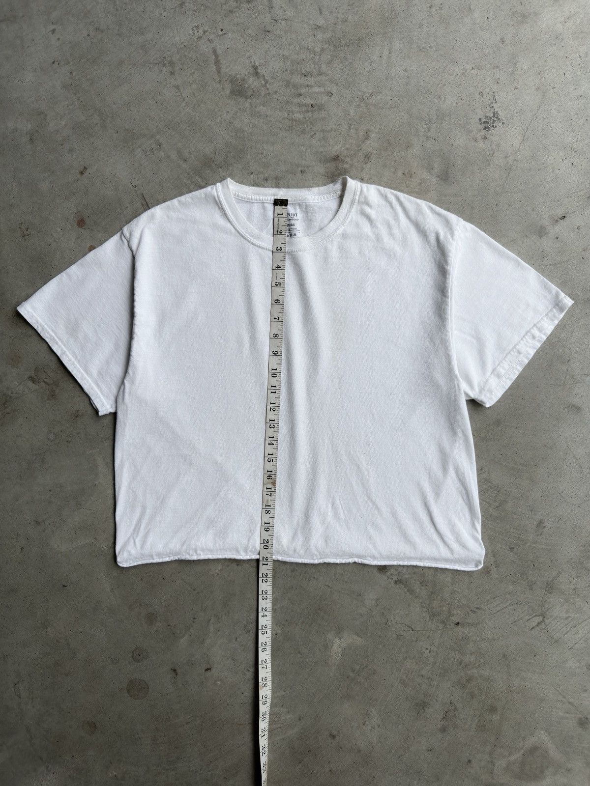 Other 2000s Cropped Boxy Blank White Tee Size US S / EU 44-46 / 1 - 3 Thumbnail