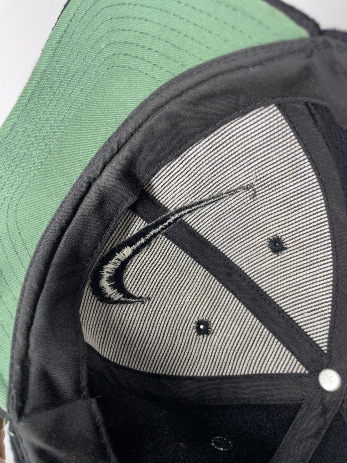 Nike Vintage 90s Big Embroidered Swoosh Wool Hat Rare Cap Size ONE SIZE - 12 Thumbnail