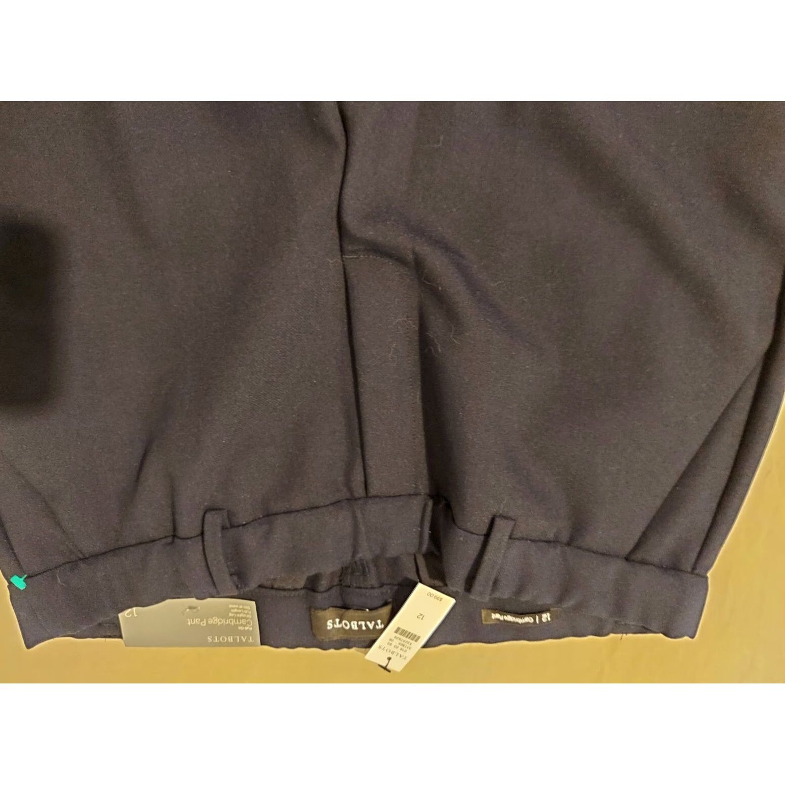 Talbots Talbots Dress Pants 12 Black Women Pants Slim Chino Trouser Slacks Size 34" / US 12 / IT 48 - 4 Thumbnail