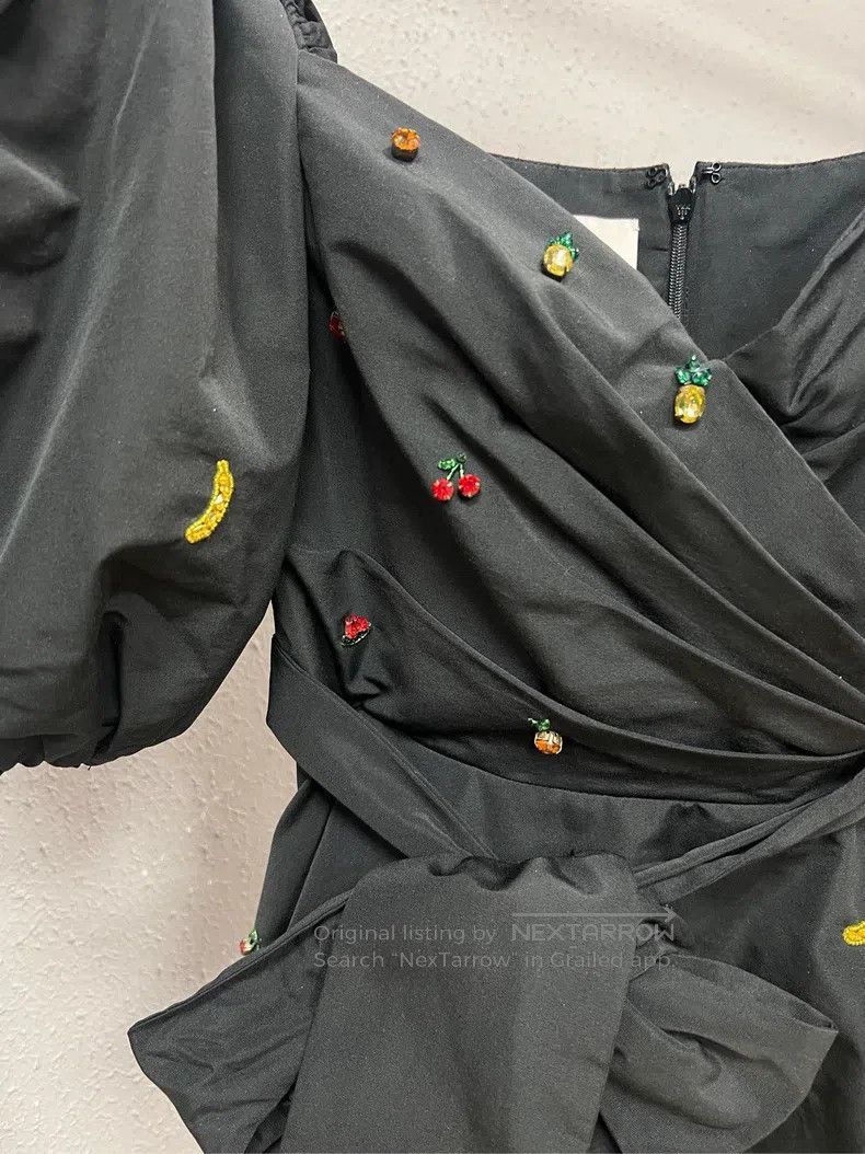 Valentino Valentino Fruit-embellished bubble skirt with diamonds Size S / US 4 / IT 40 - 3 Thumbnail