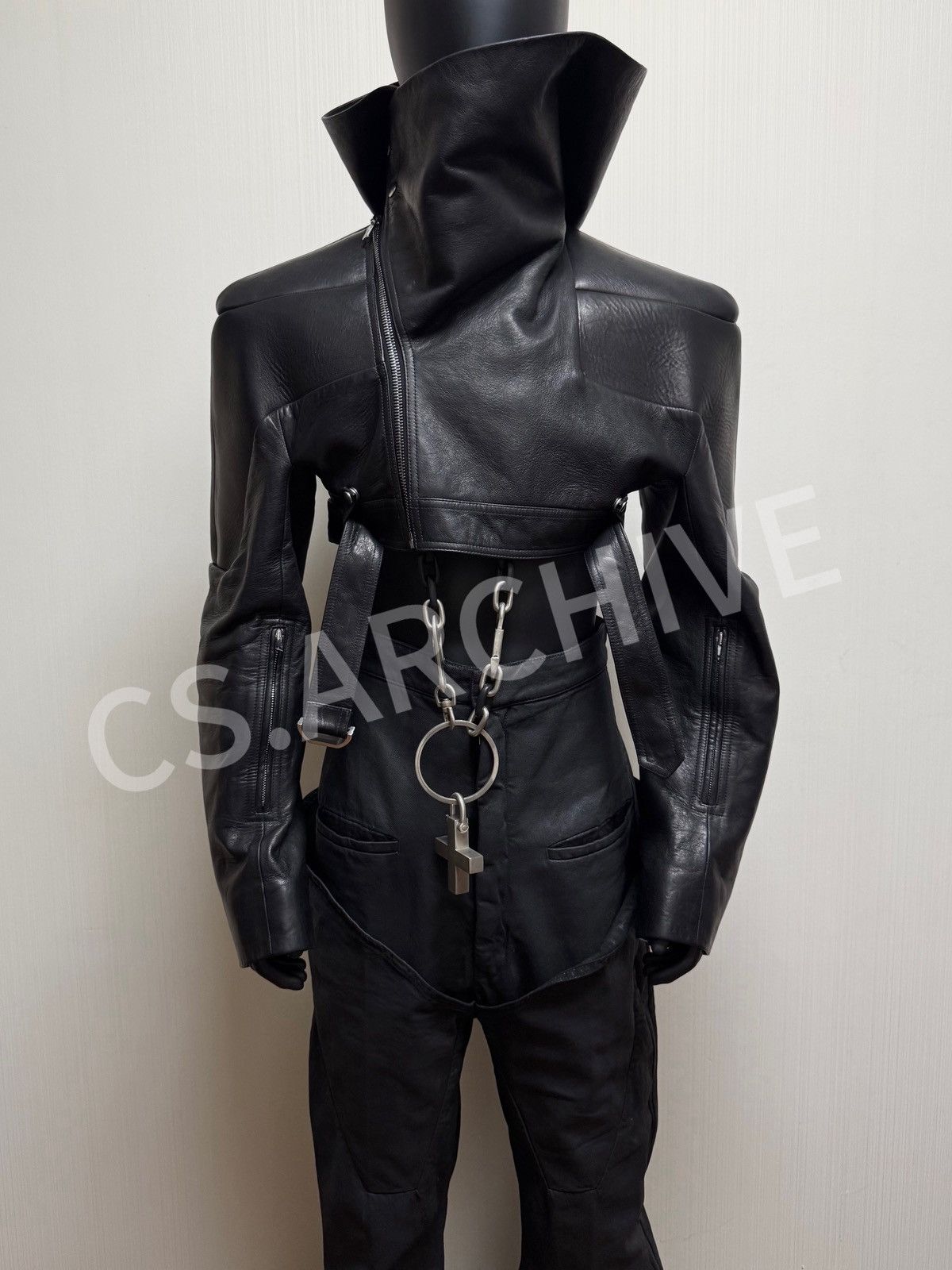 Rick Owens Rick owens 25SS Micro stooges Leather jacket Size US M / EU 48-50 / 2 - 1 Thumbnail