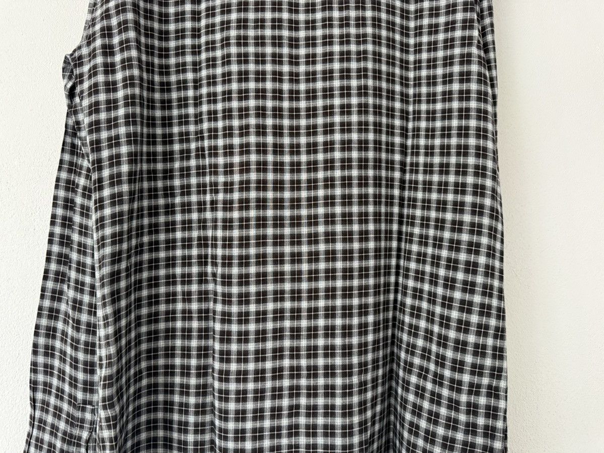 Dior Dior Grey Checkered Cotton Shirt with Chest Pockets Size US L / EU 52-54 / 3 - 11 Thumbnail