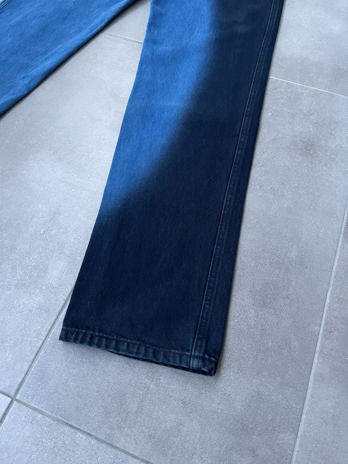 Eckhaus Latta !DS! SS23 Eckhaus Latta Moon Wash Blue Denim Pants Size US 32 / EU 48 - 11 Thumbnail