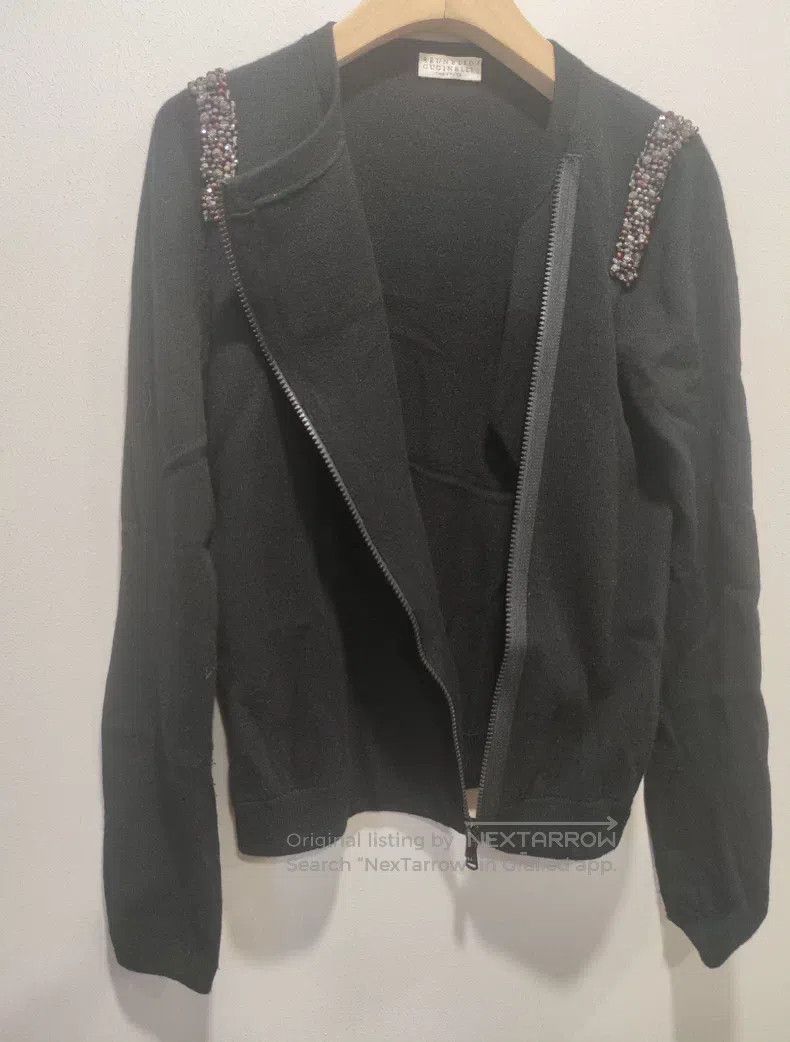 Brunello Cucinelli Brunello Cucinelli Black cashmere cardigan jacket Size S / US 4 / IT 40 - 2 Thumbnail