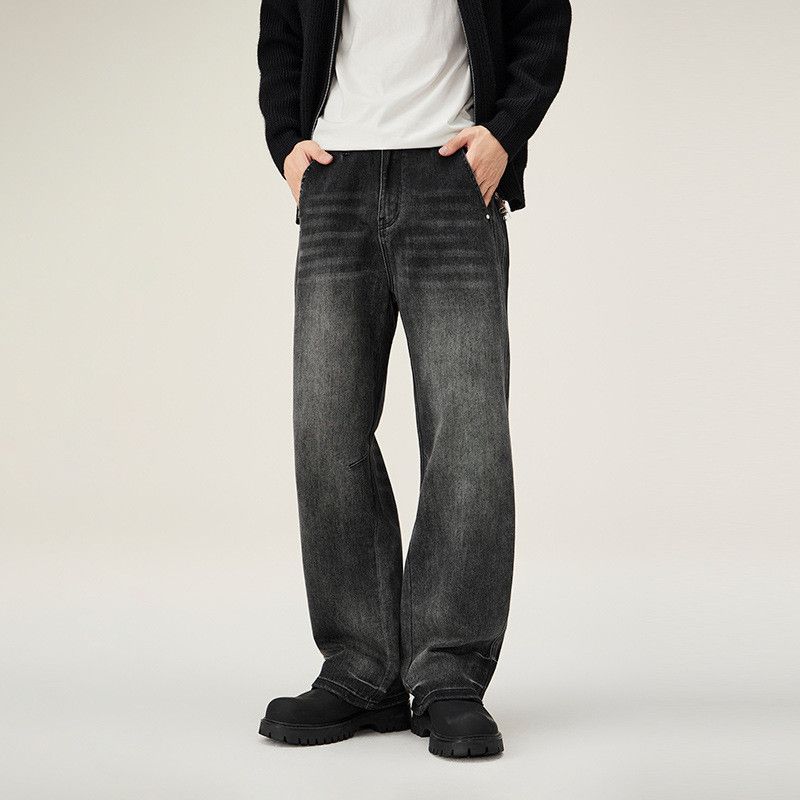 Vintage American high street style black washed jeans for men Size US 32 / EU 48 - 1 Thumbnail